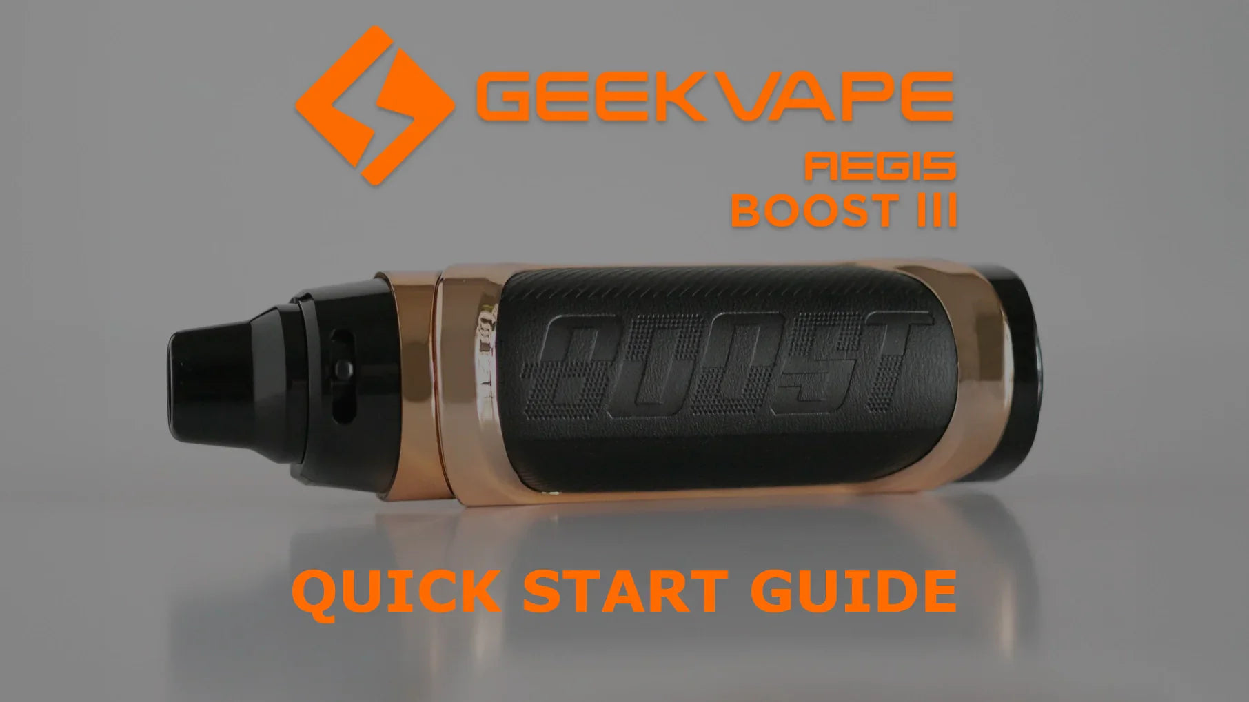 GEEKVAPE AEGIS BOOST III: Unboxing & Quickstart Guide GEEKVAPE AEGIS BOOST III: Unboxing & Quickstart Guide