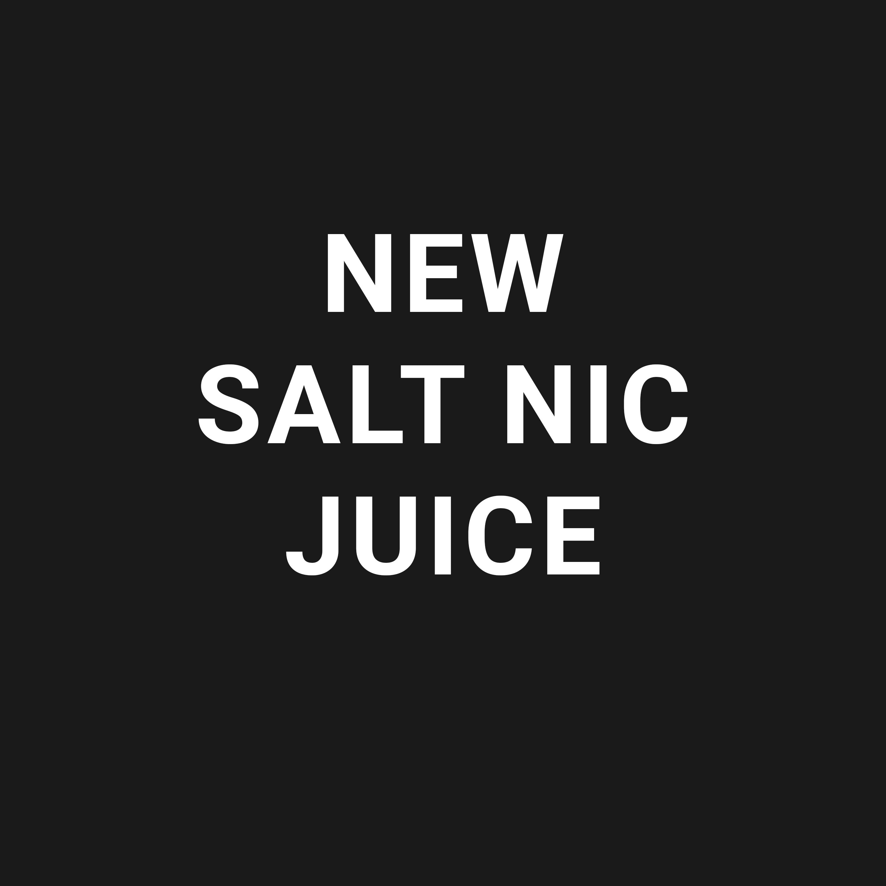 NEW SALT NIC E-LIQUID - FEDERAL