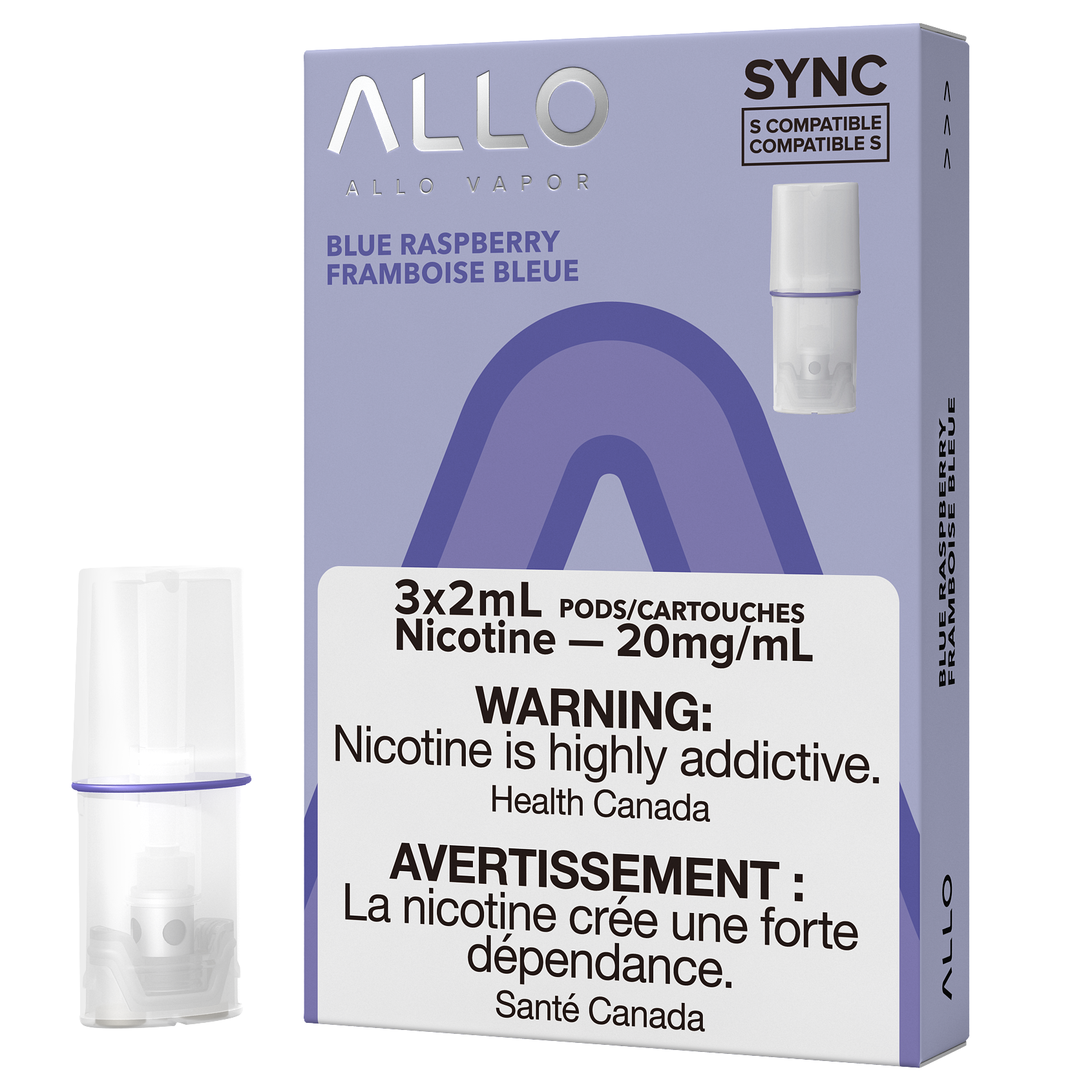ALLO SYNC POD PACK - BLUE RASPBERRY-Allo Sync-Gas City Vapes