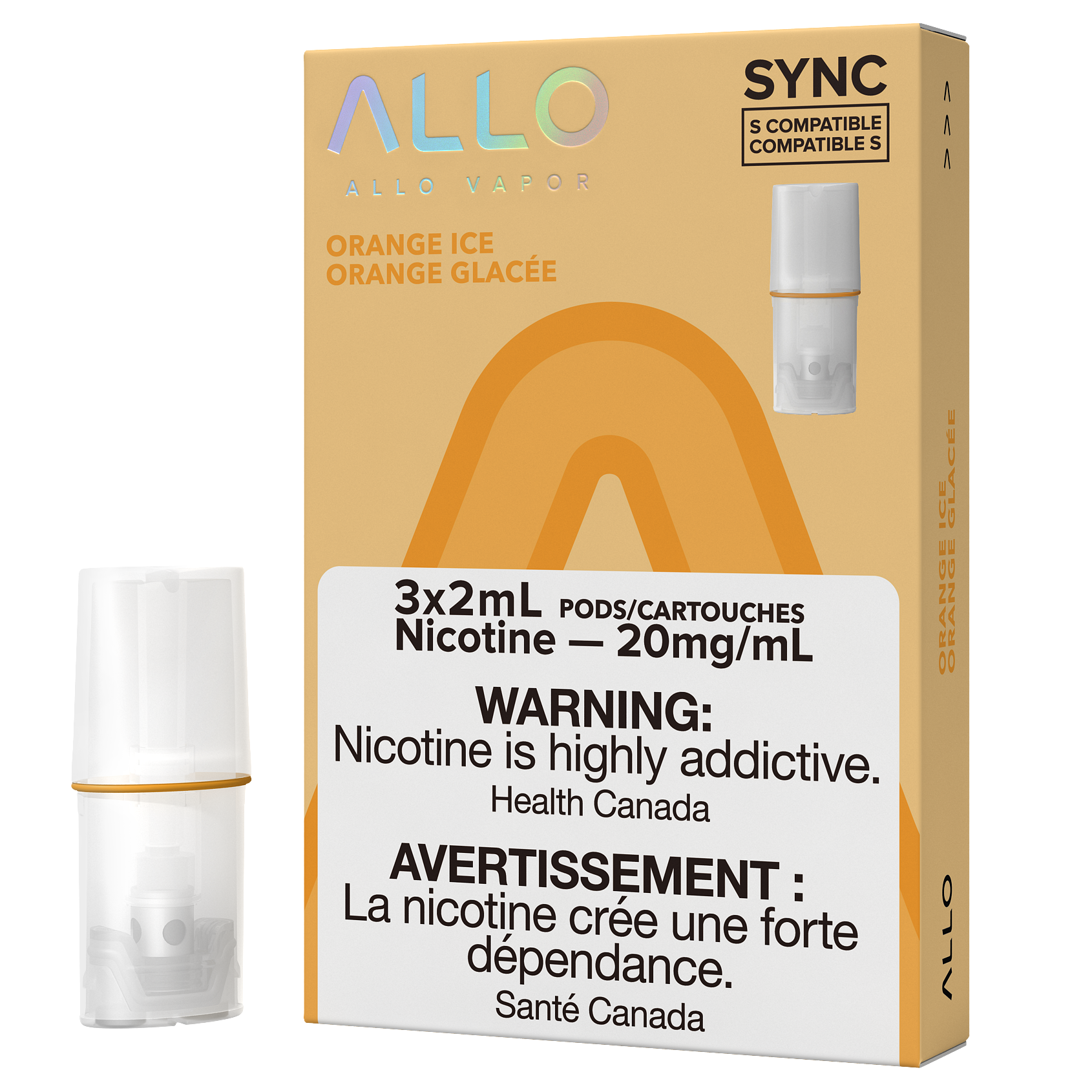 ALLO SYNC POD PACK - ORANGE ICE-Allo Sync-Gas City Vapes