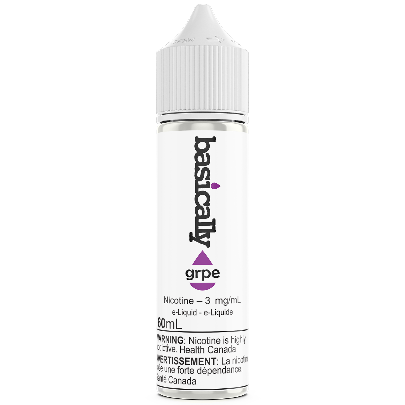 BASICALLY GRAPE 60ml-Basically E-Liquid-Gas City Vapes