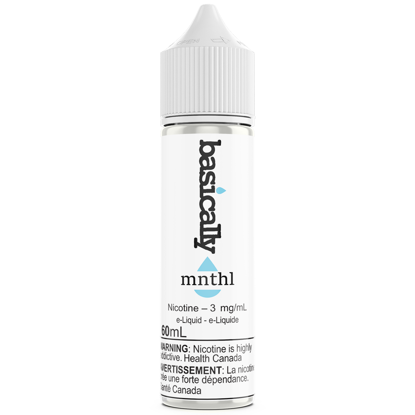 BASICALLY MENTHOL 60ml-Basically E-Liquid-Gas City Vapes