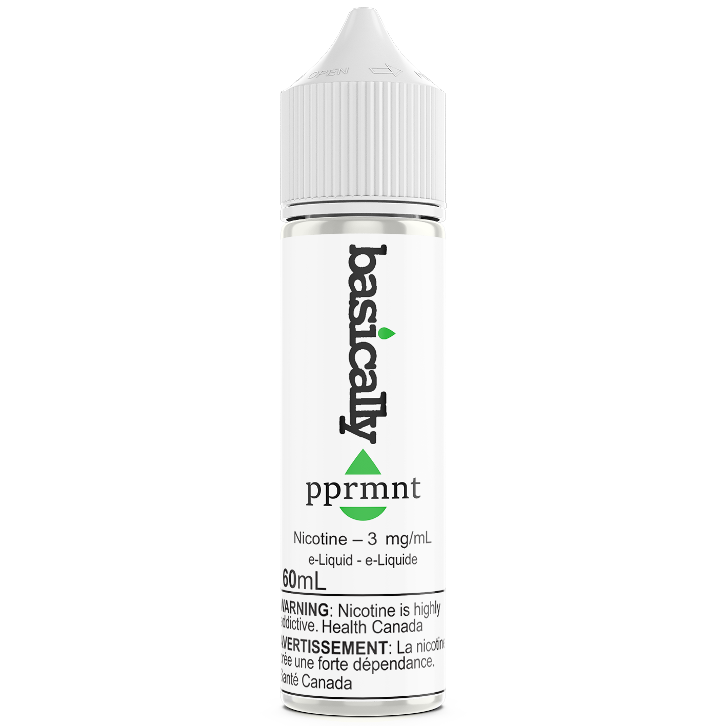 BASICALLY PEPPERMINT 60ml-Basically E-Liquid-Gas City Vapes