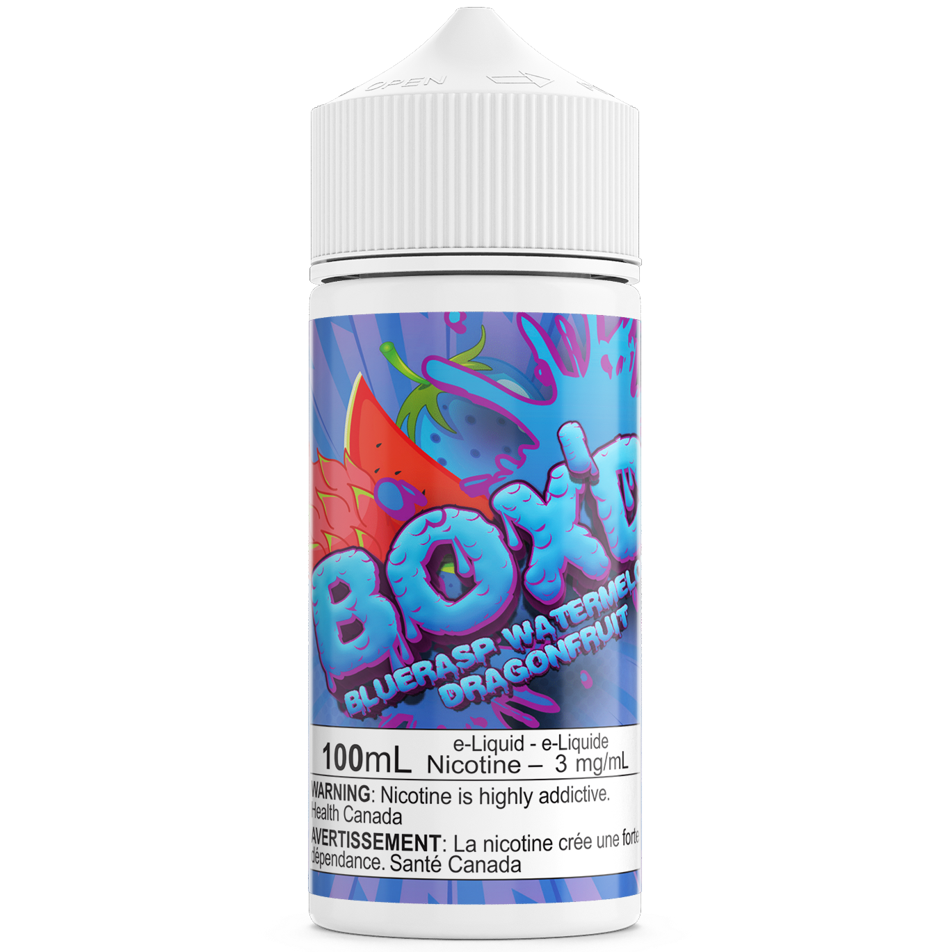Blue Raspberry Watermelon Dragonfruit E-liquid 100mL