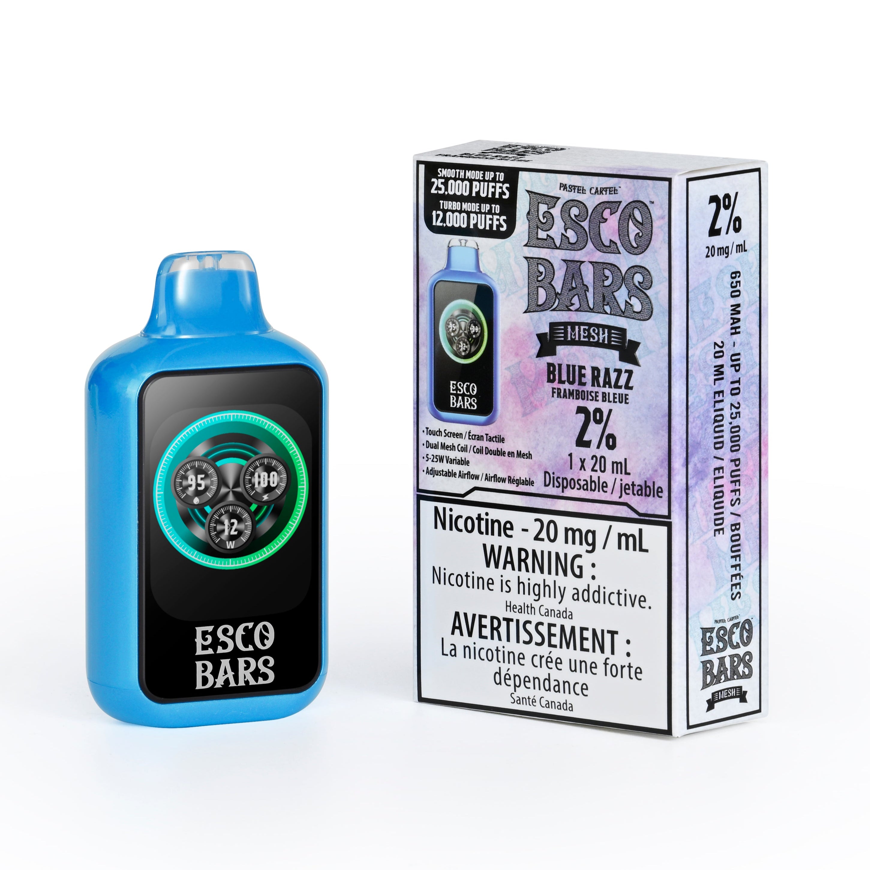 ESCO BAR BLUE RAZZ DISPOSABLE VAPE