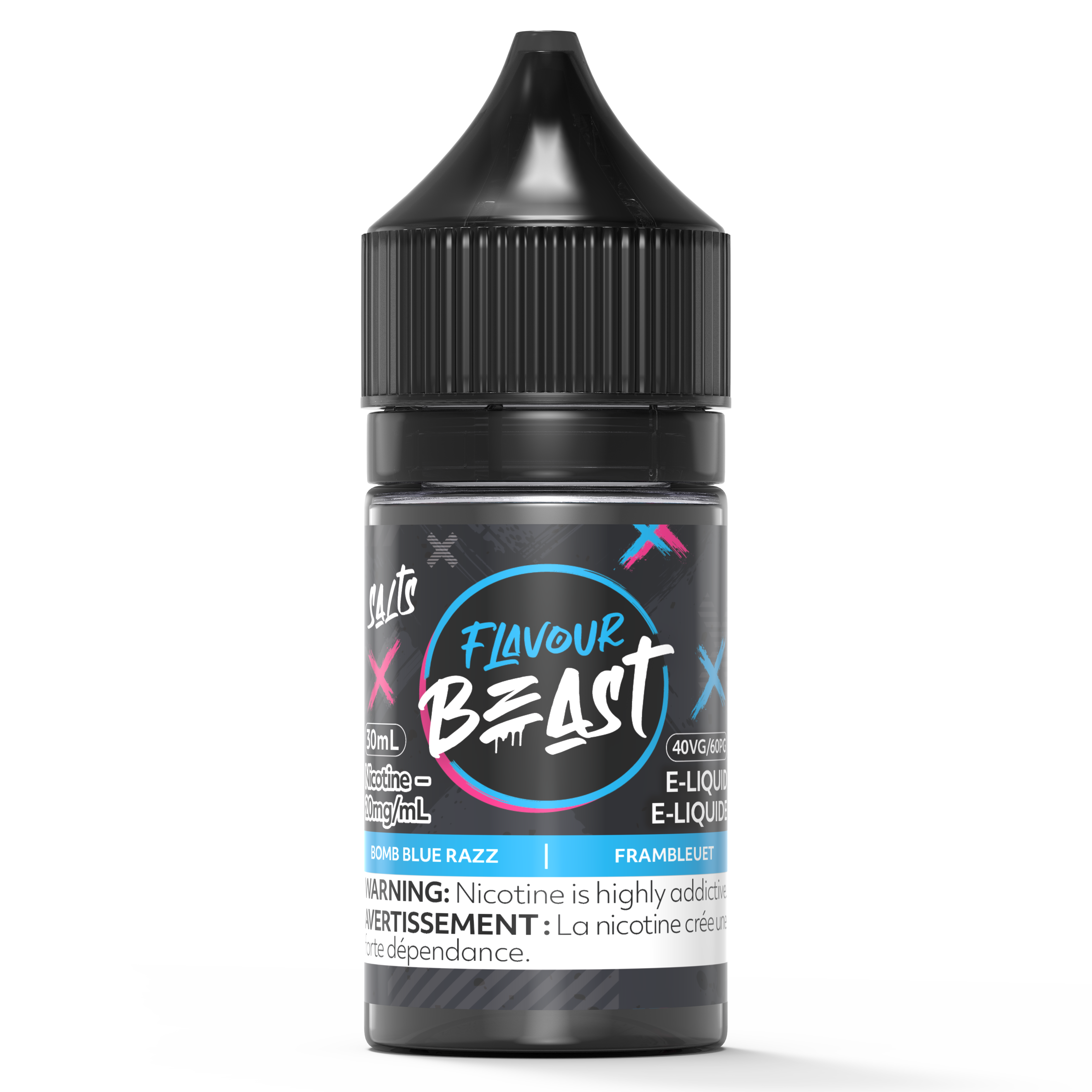 Blue Raspberry Flavour Beast Nic Salt 30mL