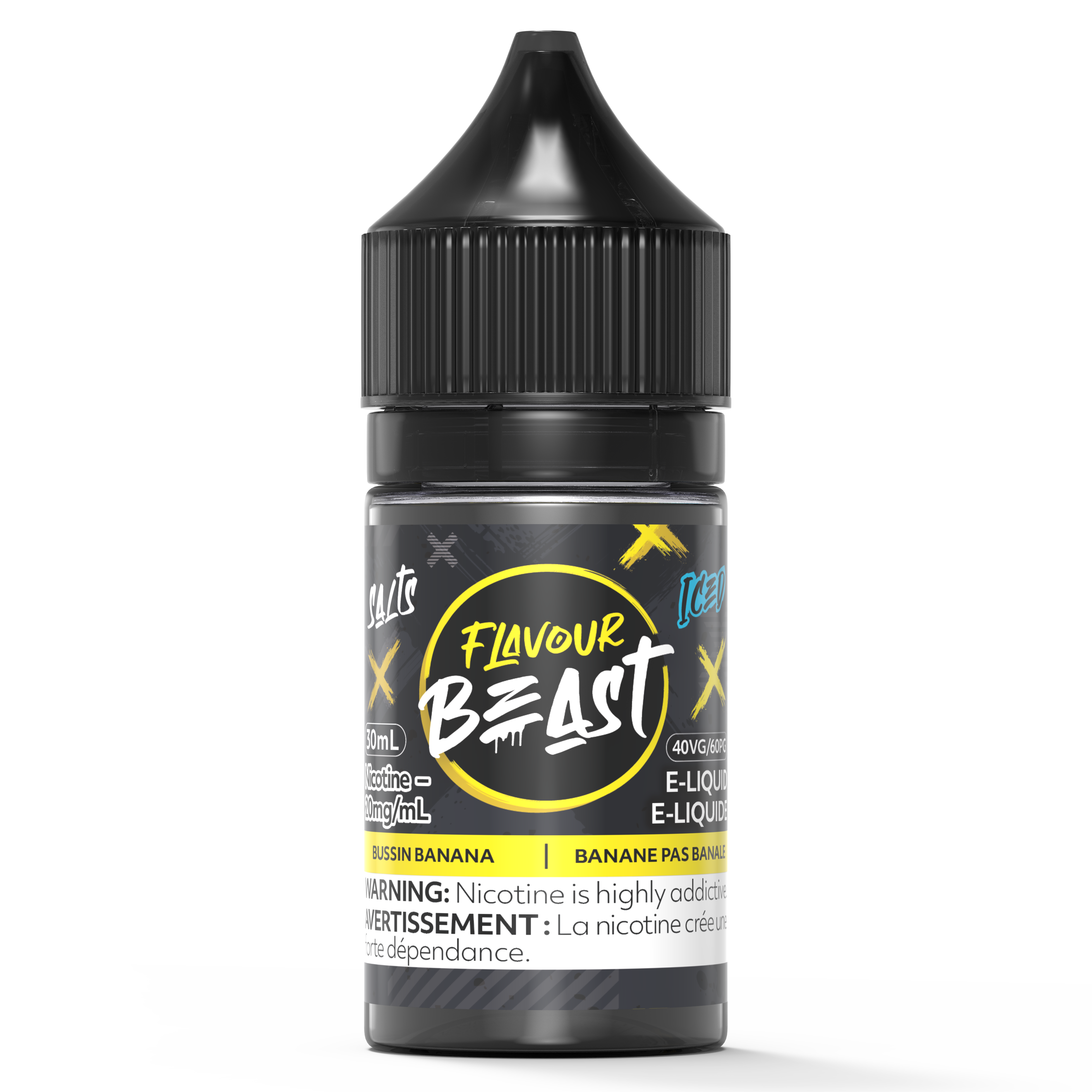 Banana Iced Flavour Beast Nic Salt 30mL