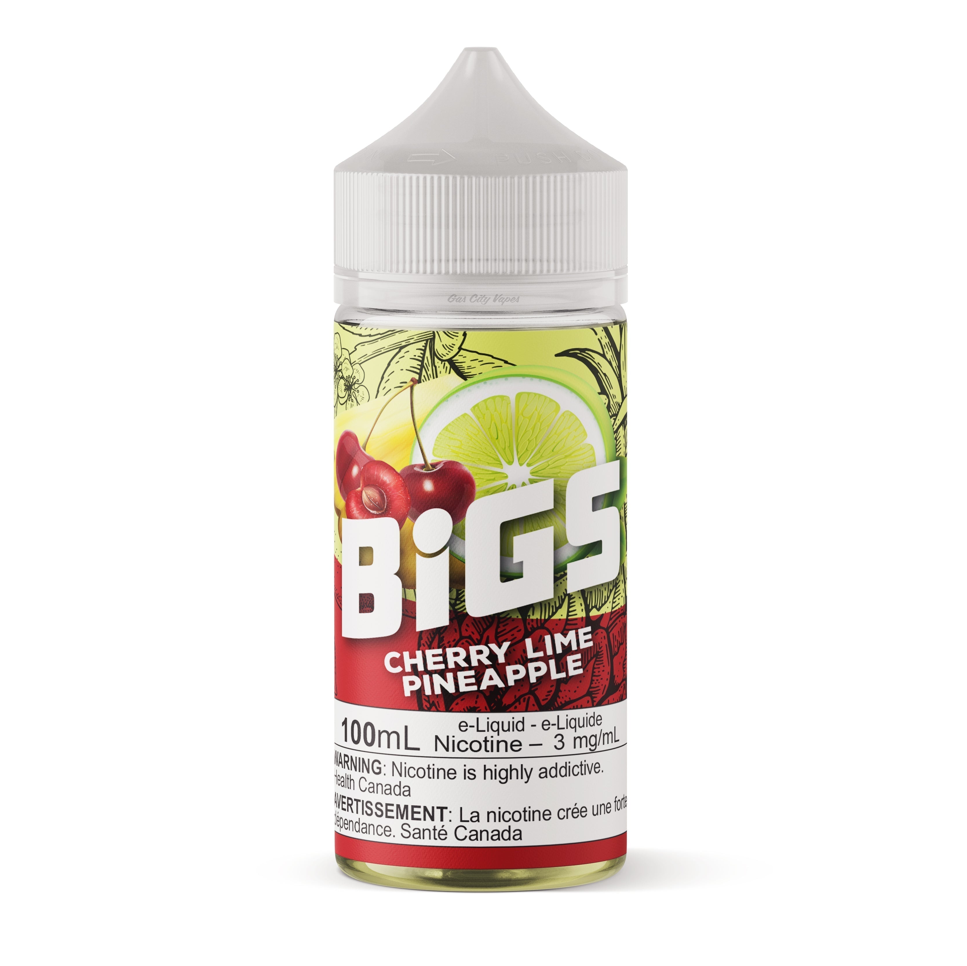 Cherry Lime Pineapple E-liquid 100mL