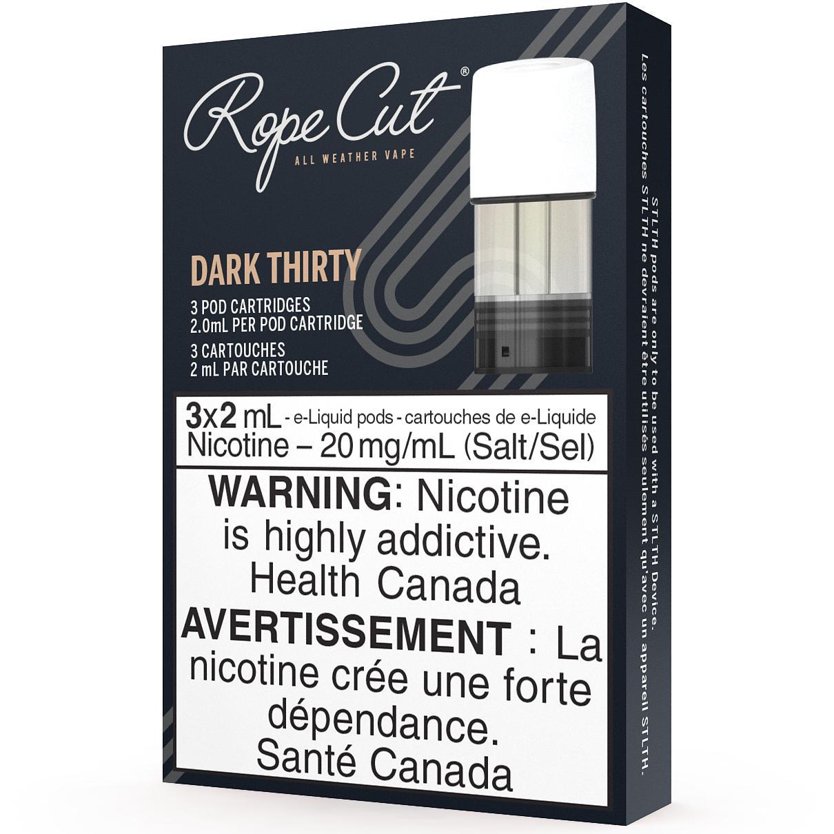 DARK THIRTY BY ROPE CUT STLTH POD (3 PACK)-STLTH-Gas City Vapes
