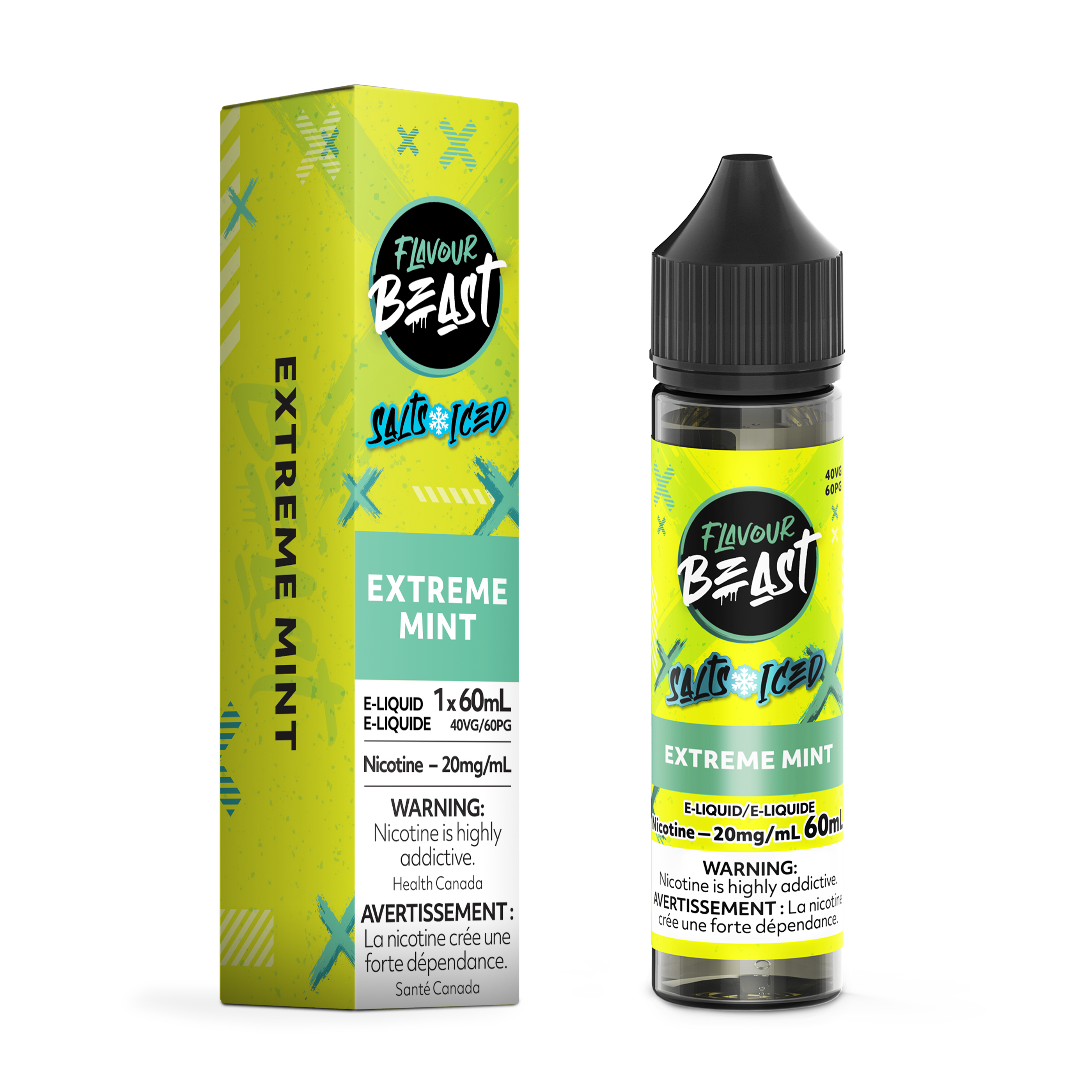 Mint Iced Flavour Beast Nic Salt 60mL