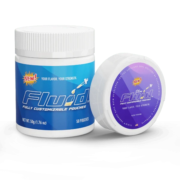 FLUID POUCHES - FULLY CUSTOMIZABLE ORAL POUCHES-FLUID Pouches-Gas City Vapes