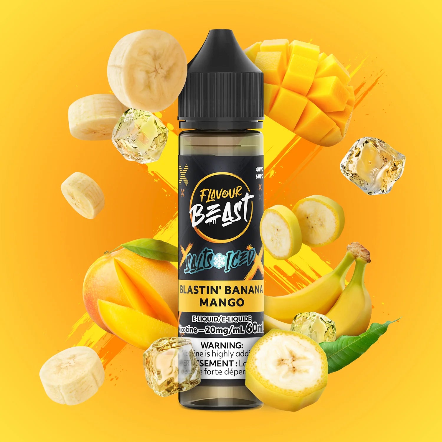 Banana Mango Iced Nic Salt 60mL