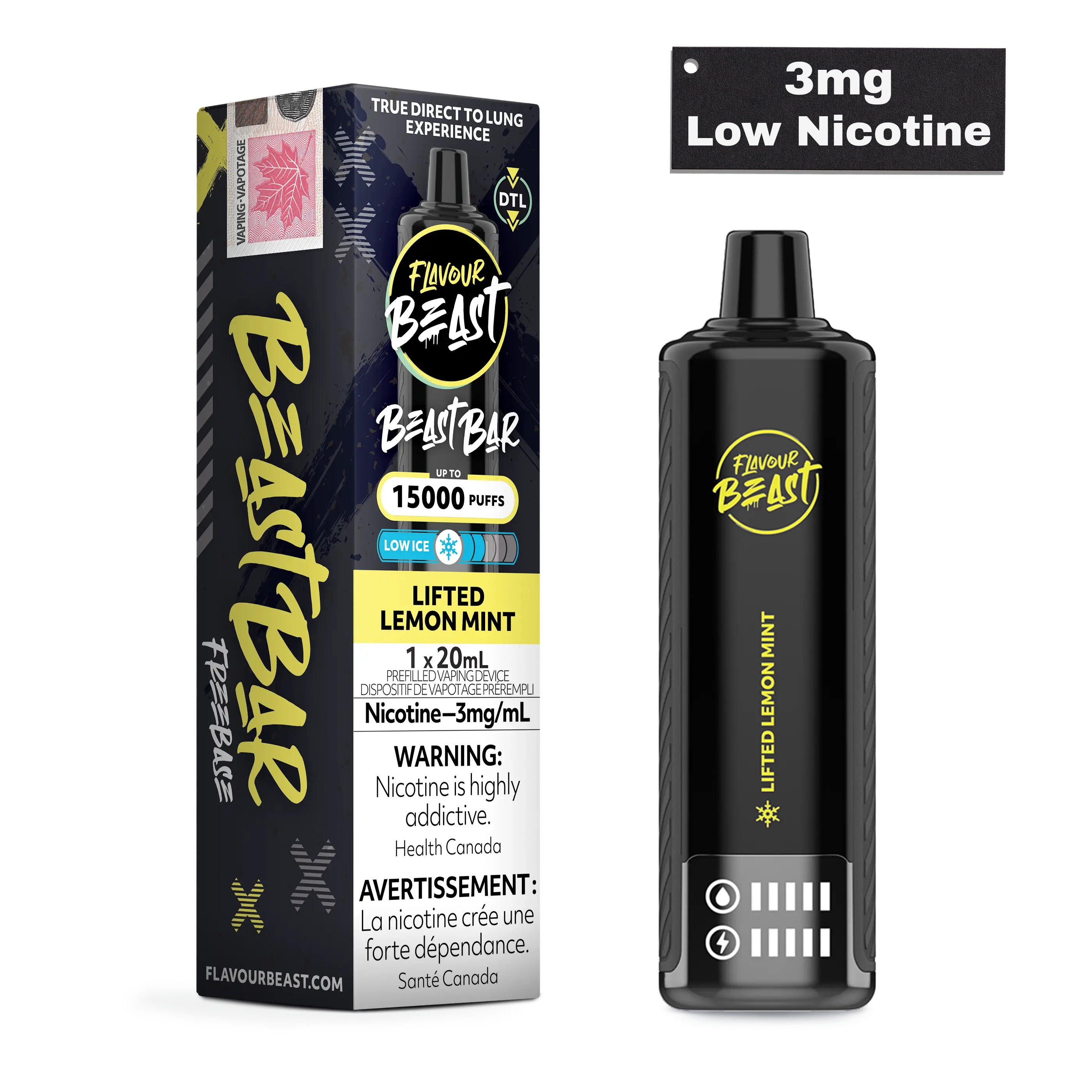 Flavour Beast Beast Bar Bussin Banana 3mg