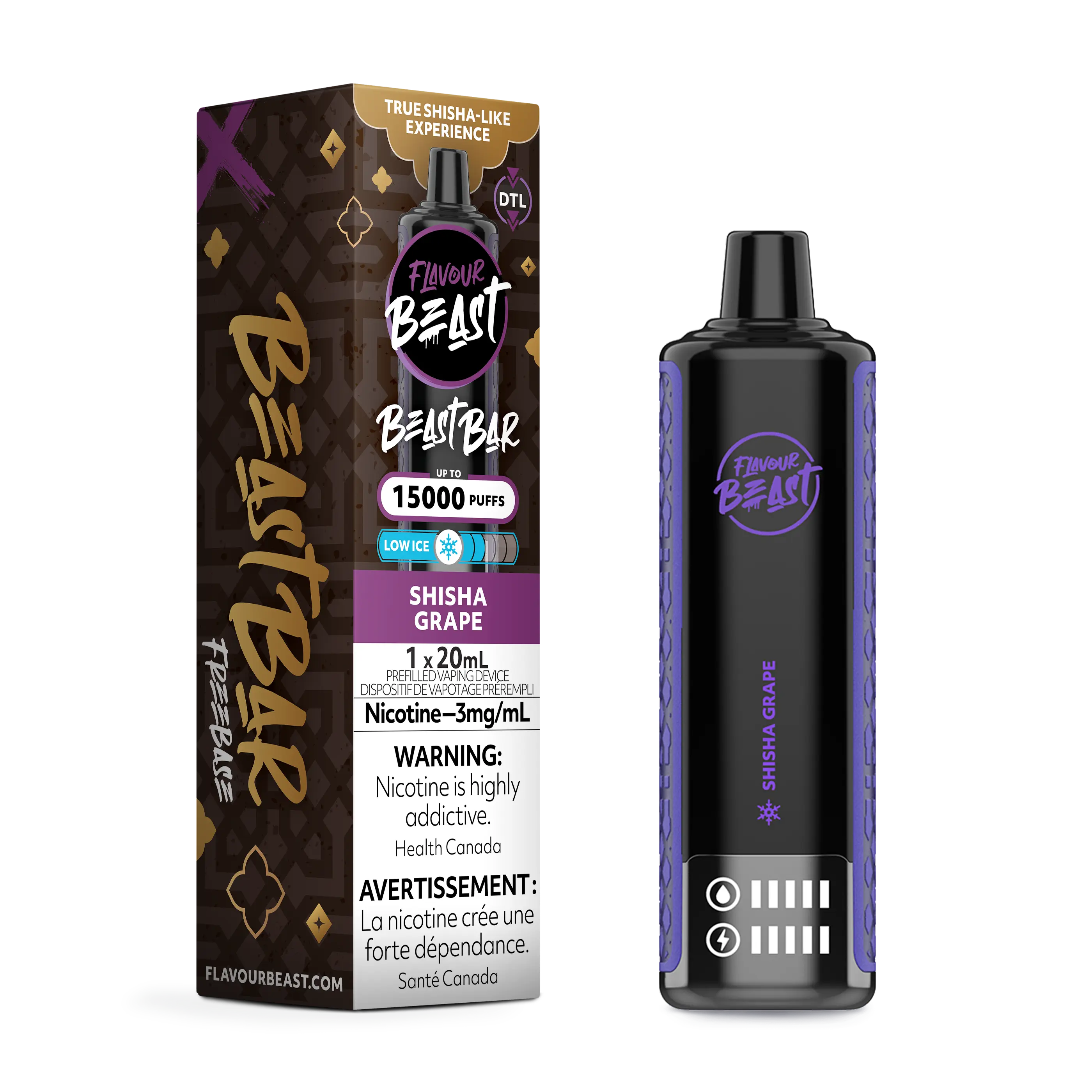Grape Shisha Disposable Vape