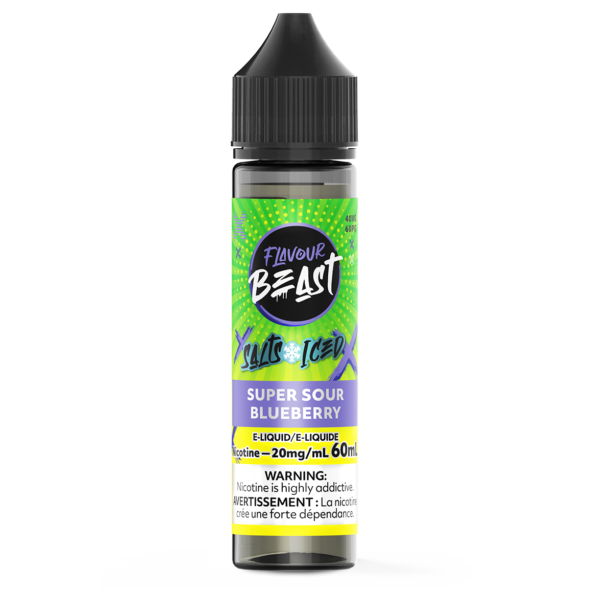 Sour Blueberry Iced Nic Salt 60mL
