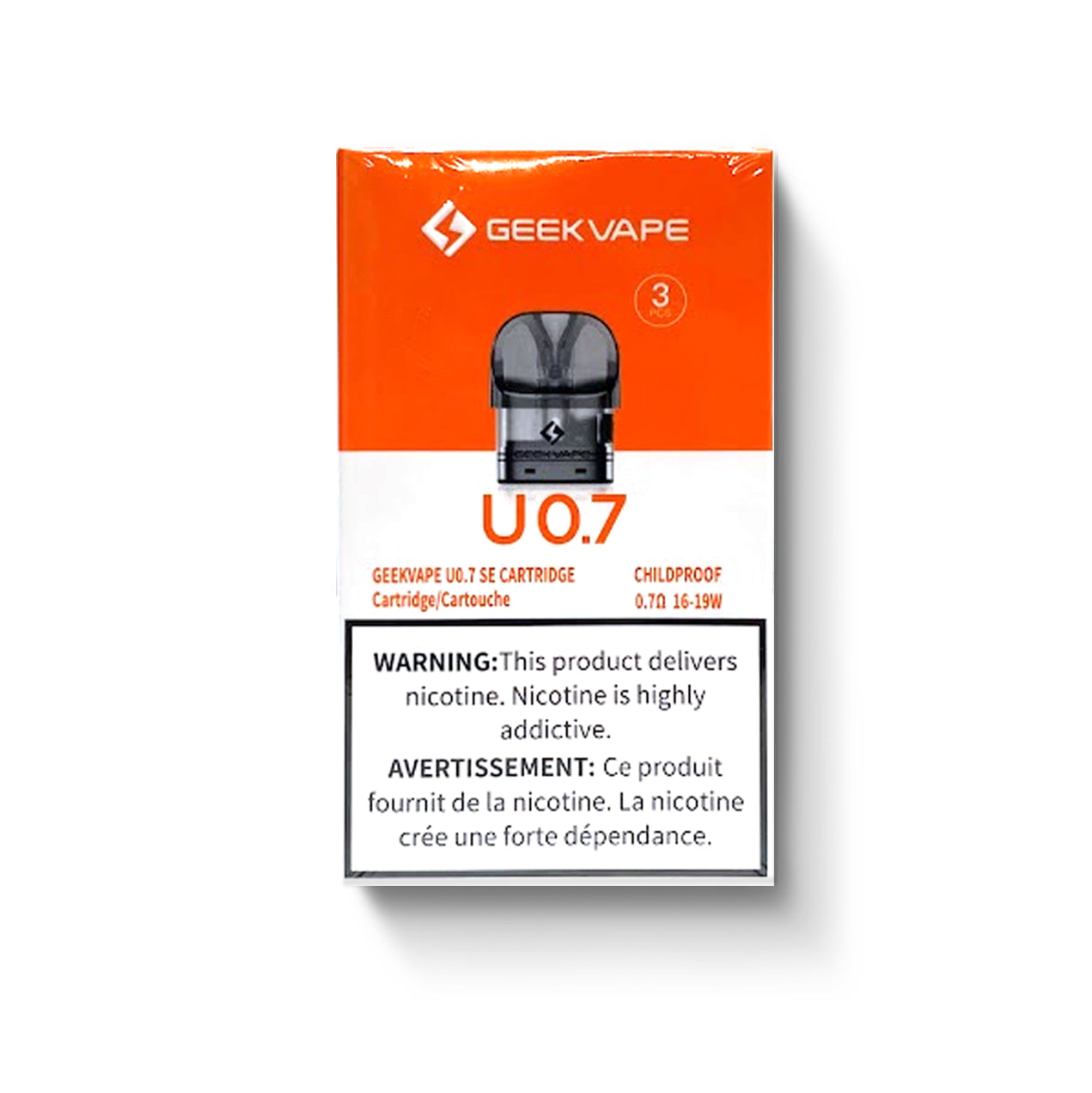 GEEKVAPE AEGIS U REPLACEMENT POD (3 PACK)-Geekvape-Gas City Vapes