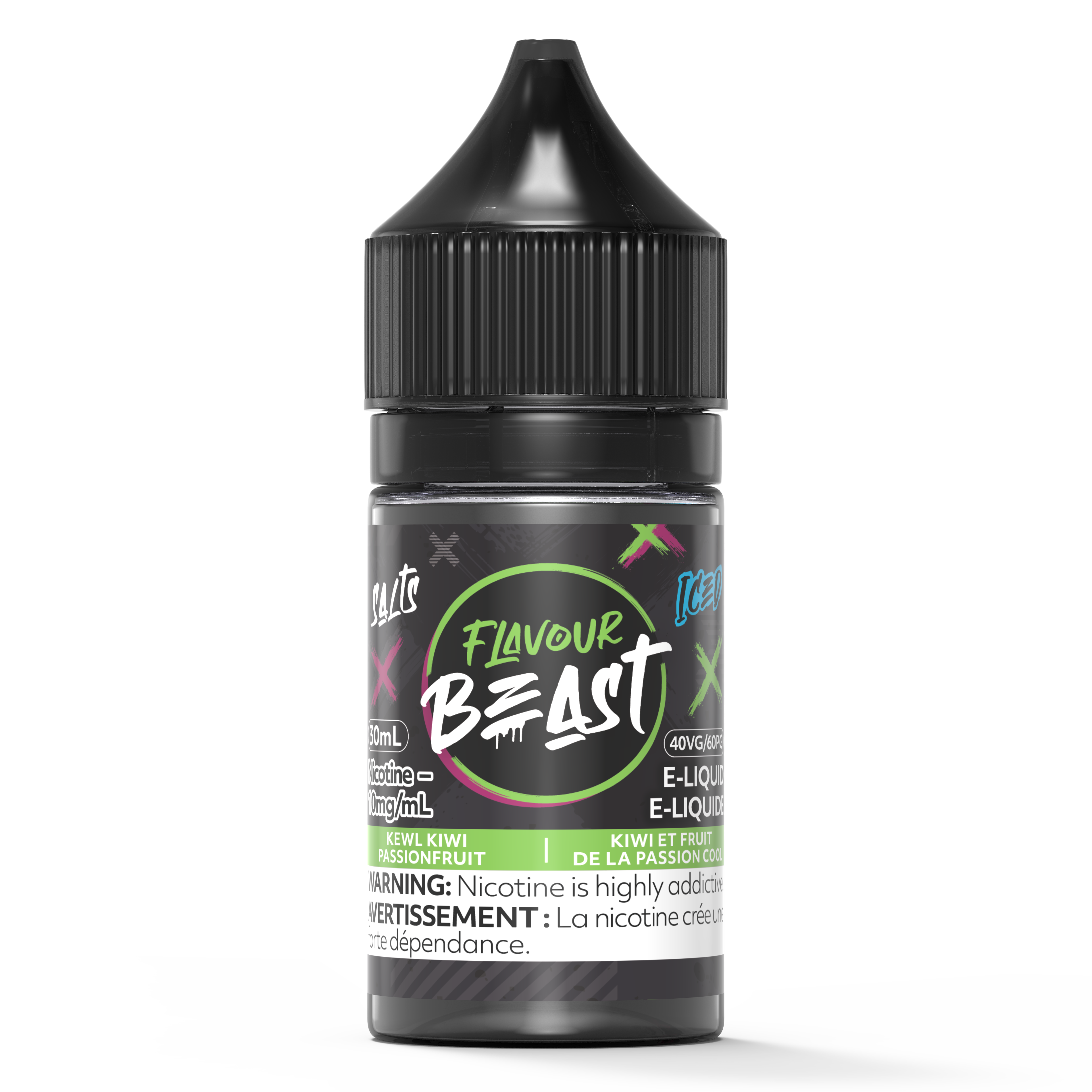 Kiwi Passionfruit Iced Flavour Beast Nic Salt 30mL