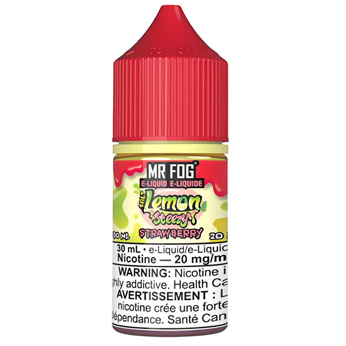 LEMON STEEZY STRAWBERRY - MR. FOG SALT 30ML-MR. FOG NIC SALTS-Gas City Vapes