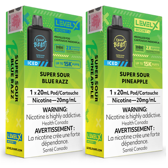 Level X G2 Flavour Beast Pod Sour Series