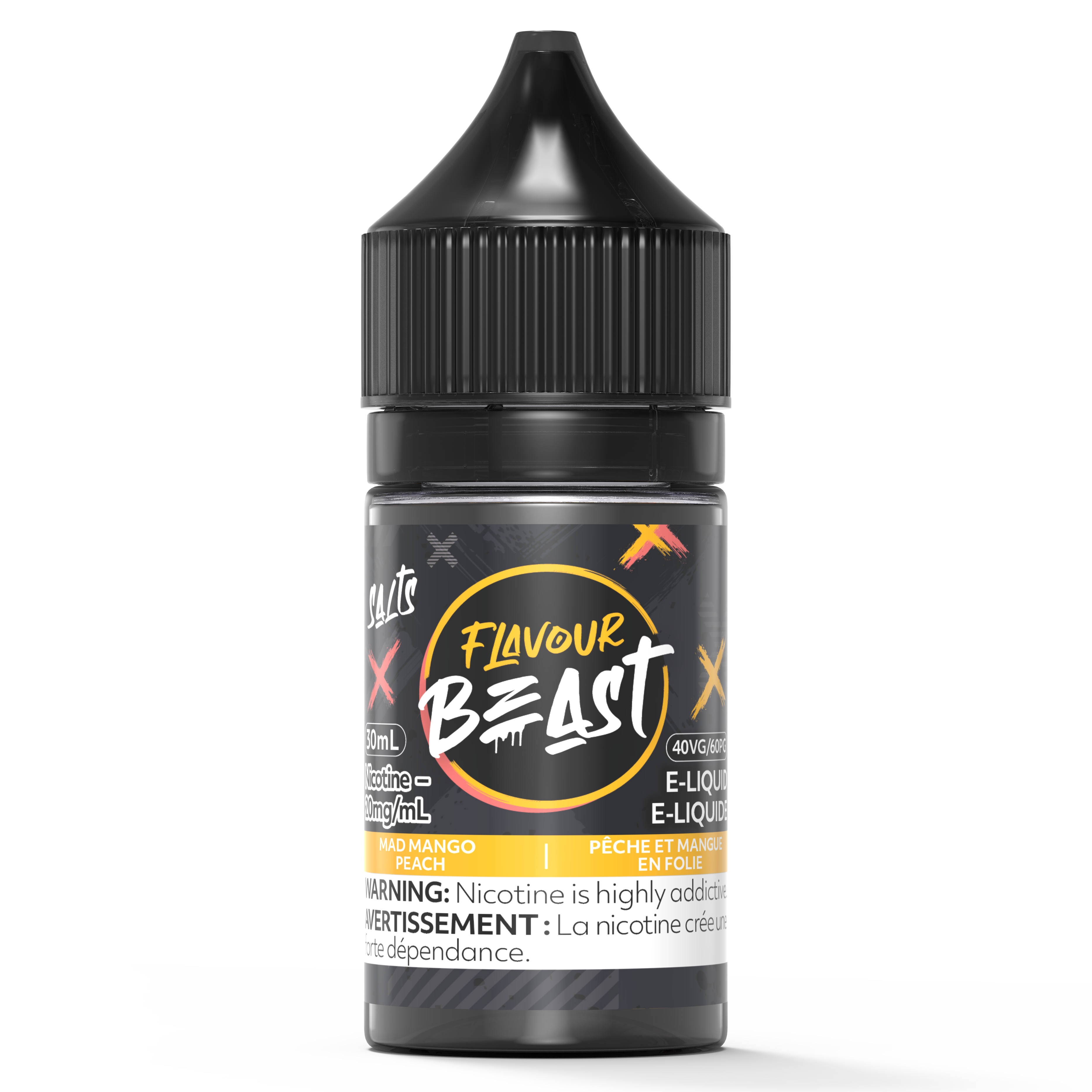 Mango Peach Flavour Beast Nic Salt 30mL