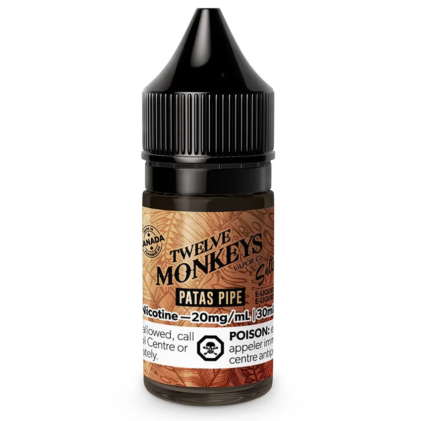 PATA'S PIPE - TWELVE MONKEYS SALT 30ML-Twelve Monkeys Salt-Gas City Vapes