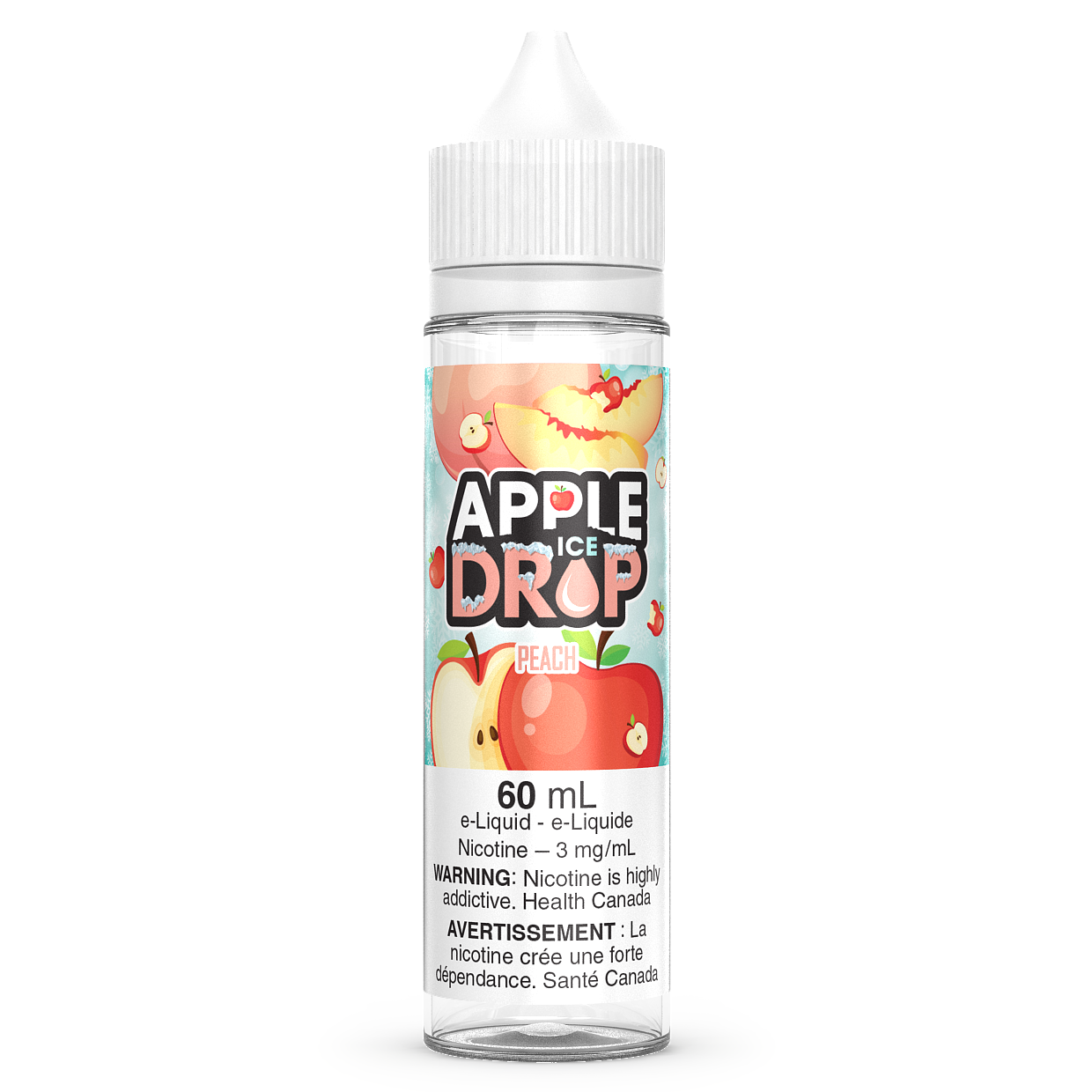 PEACH ICED - APPLE DROP ICED 60ML-Apple Drop Ice-Gas City Vapes