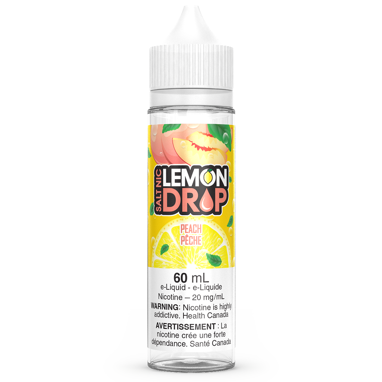 PEACH - LEMON DROP SALT 60ML-Lemon Drop Salts-Gas City Vapes