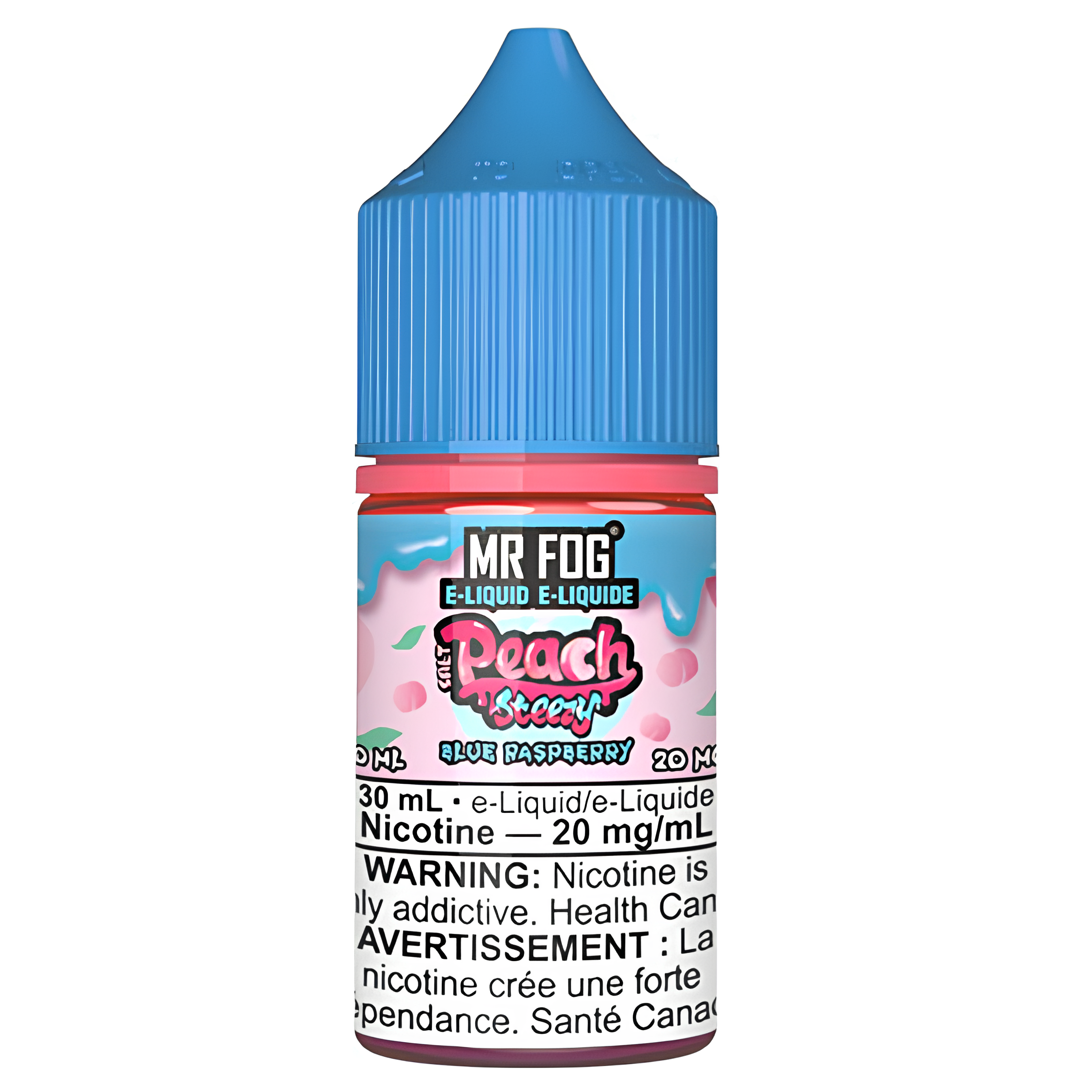 PEACH STEEZY BLUE RASPBERRY - MR FOG SALT 30ML-MR. FOG NIC SALTS-Gas City Vapes