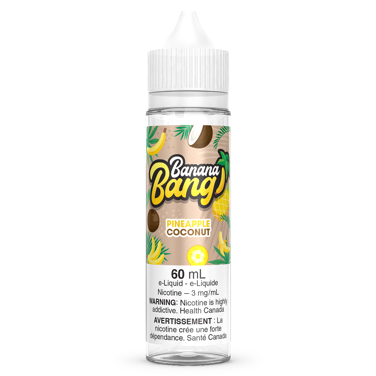 PINEAPPLE COCONUT - BANANA BANG ELIQUID 60ML-BANANA BANG ELIQUID-Gas City Vapes