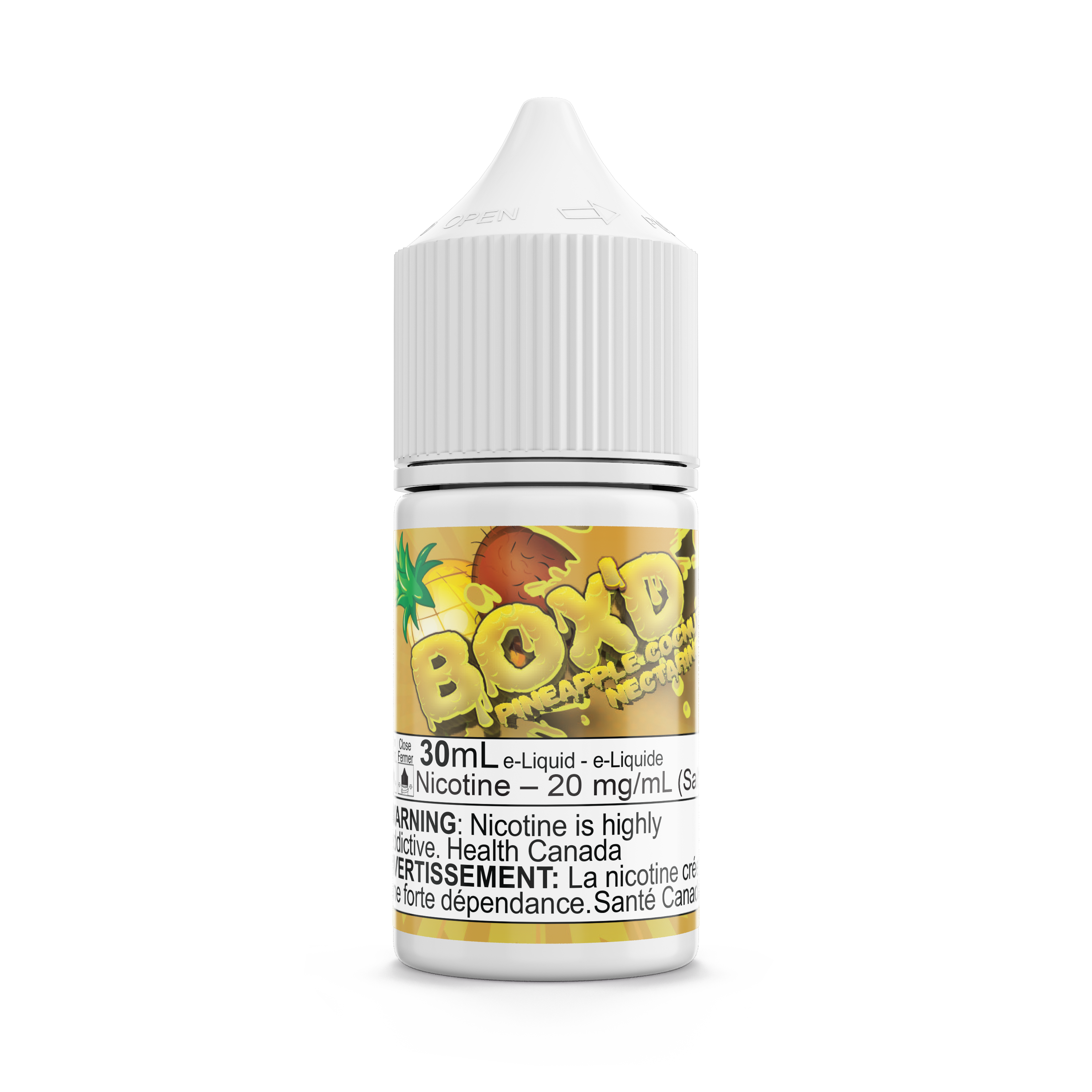 PINEAPPLE COCONUT NECTARINE - BOX'D SALTS 30ML-BOX'D SALTS-Gas City Vapes