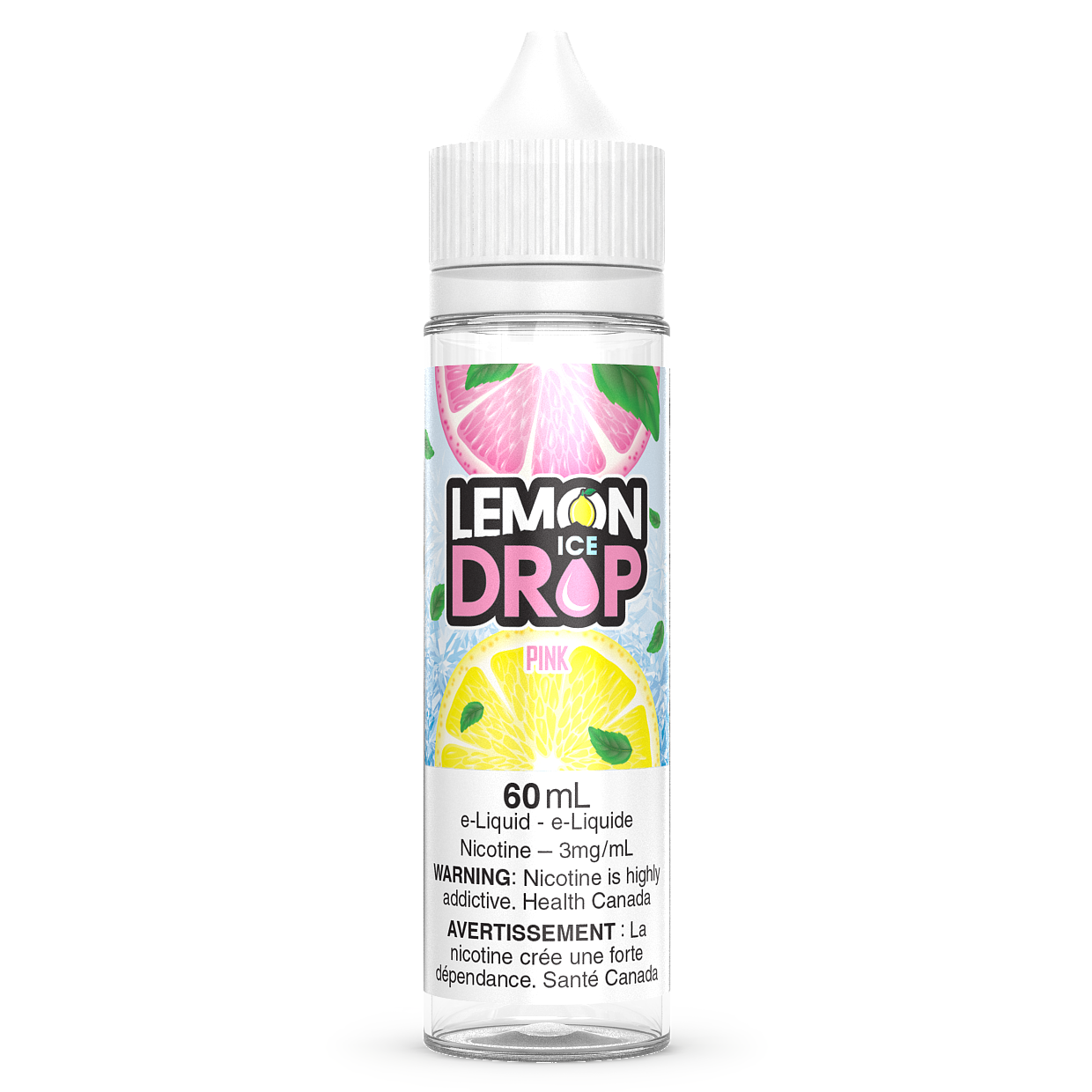 PINK ICE - LEMON DROP 60ML-LEMON DROP ICE-Gas City Vapes
