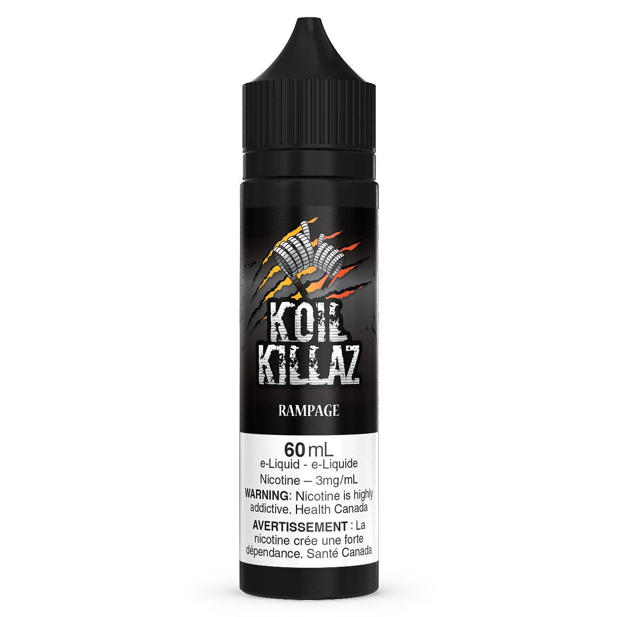 RAMPAGE - KOIL KILLAZ E-LIQUID 60ml-Koil Killaz-Gas City Vapes