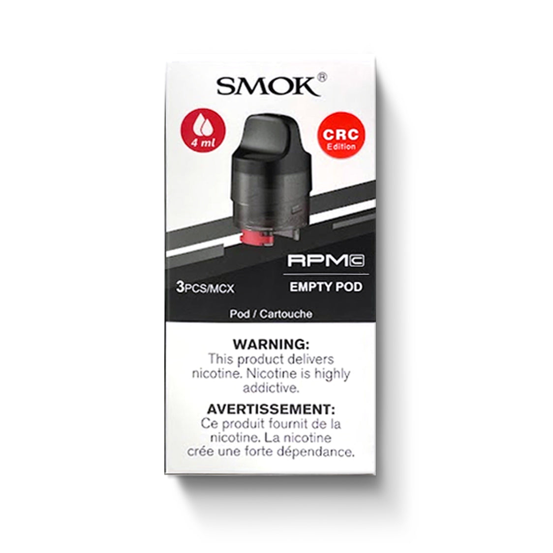 SMOK RPM C EMPTY REPLACEMENT POD (3 PACK) SMOK RPM C EMPTY REPLACEMENT POD (3 PACK)