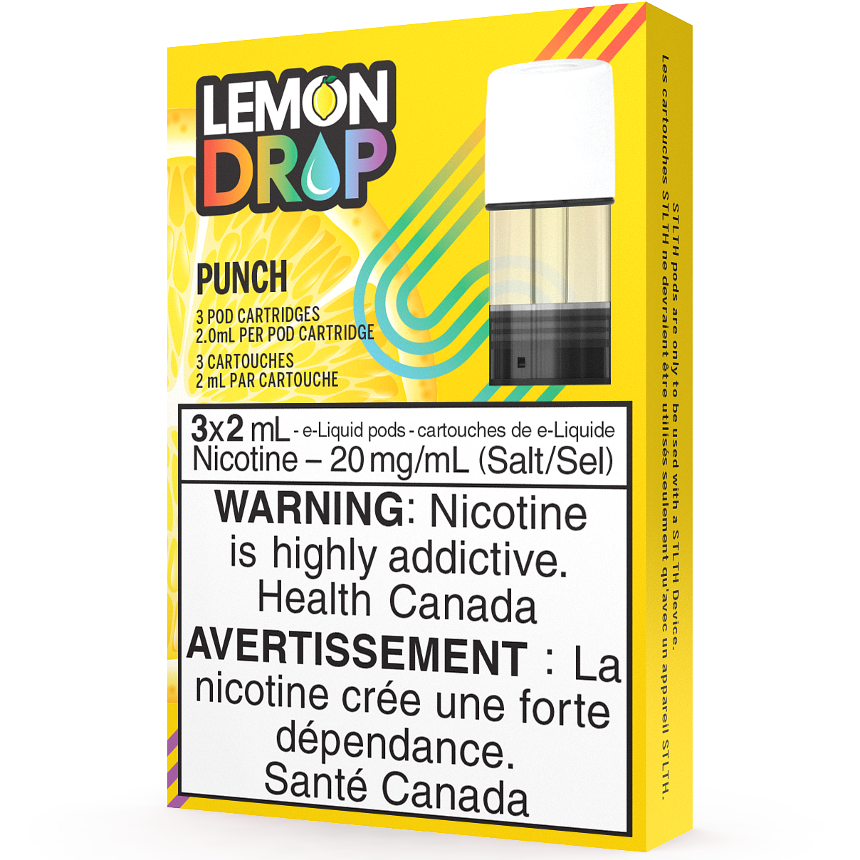 STLTH POD PACK LEMON DROP - PUNCH-STLTH-Gas City Vapes