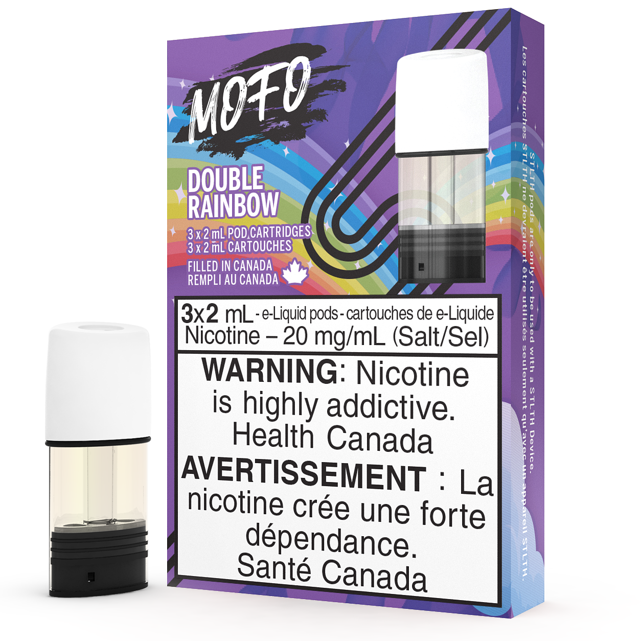 STLTH POD PACK - MOFO DOUBLE RAINBOW-STLTH-Gas City Vapes