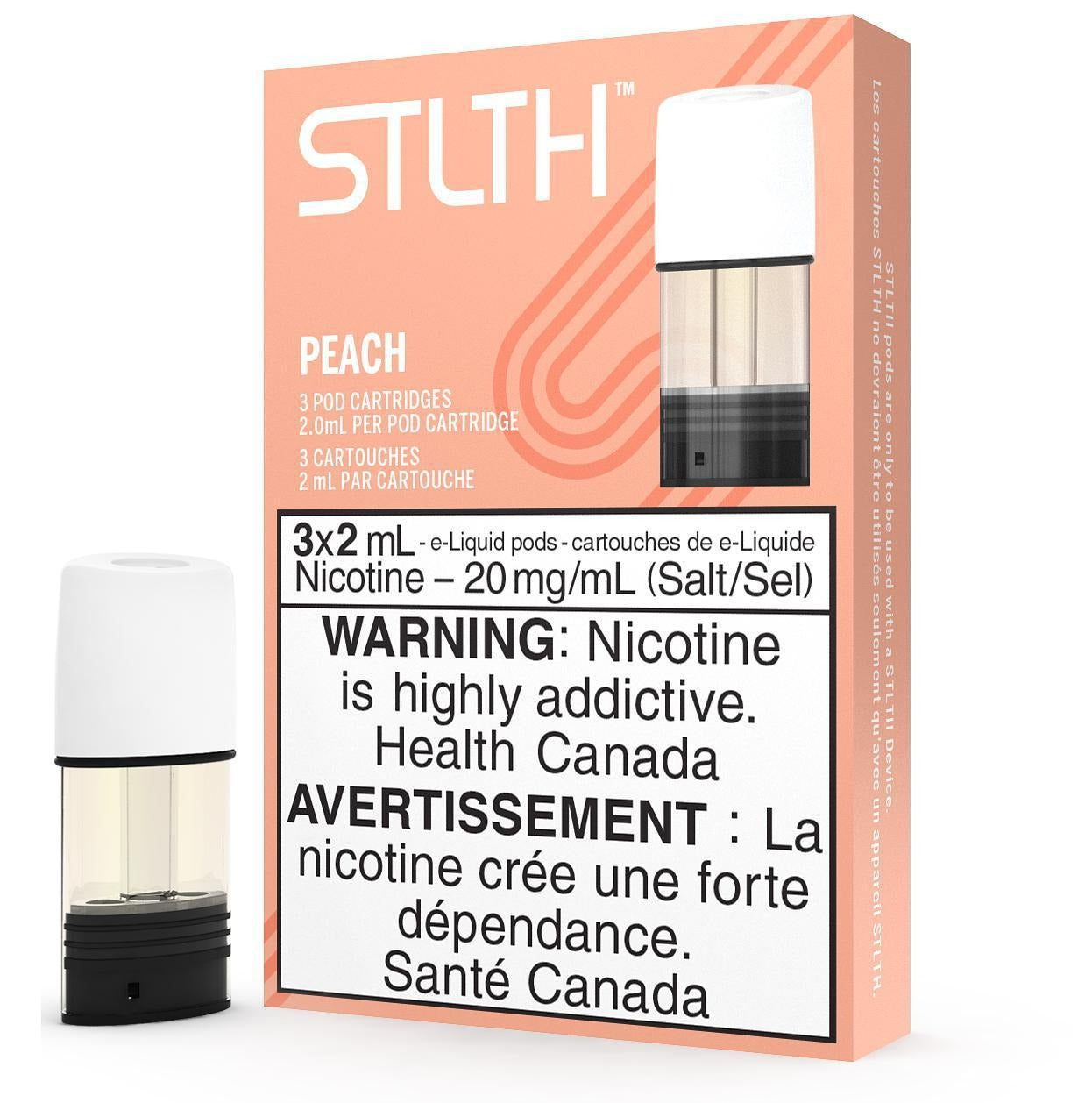 STLTH POD PACK - PEACH-STLTH-Gas City Vapes