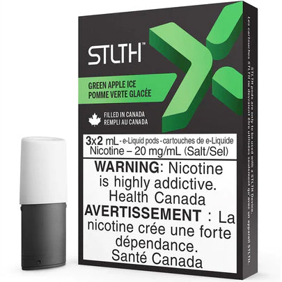 STLTH X POD PACK - GREEN APPLE ICE-STLTH-Gas City Vapes