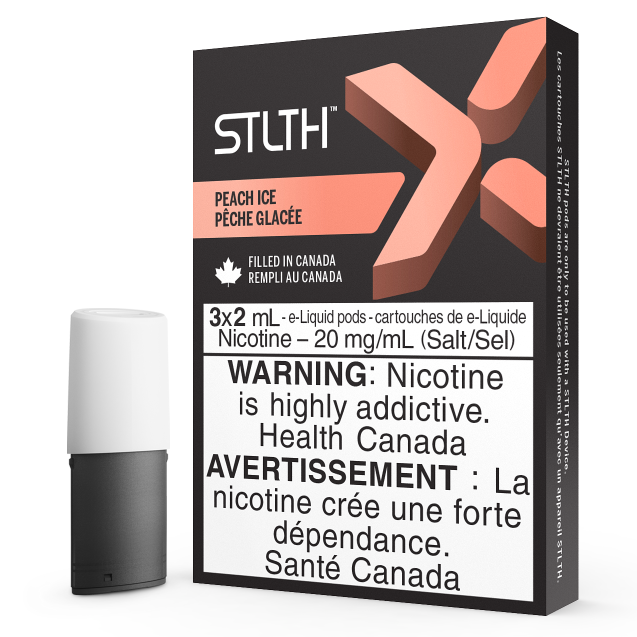 STLTH X POD PACK - PEACH ICE-STLTH-Gas City Vapes