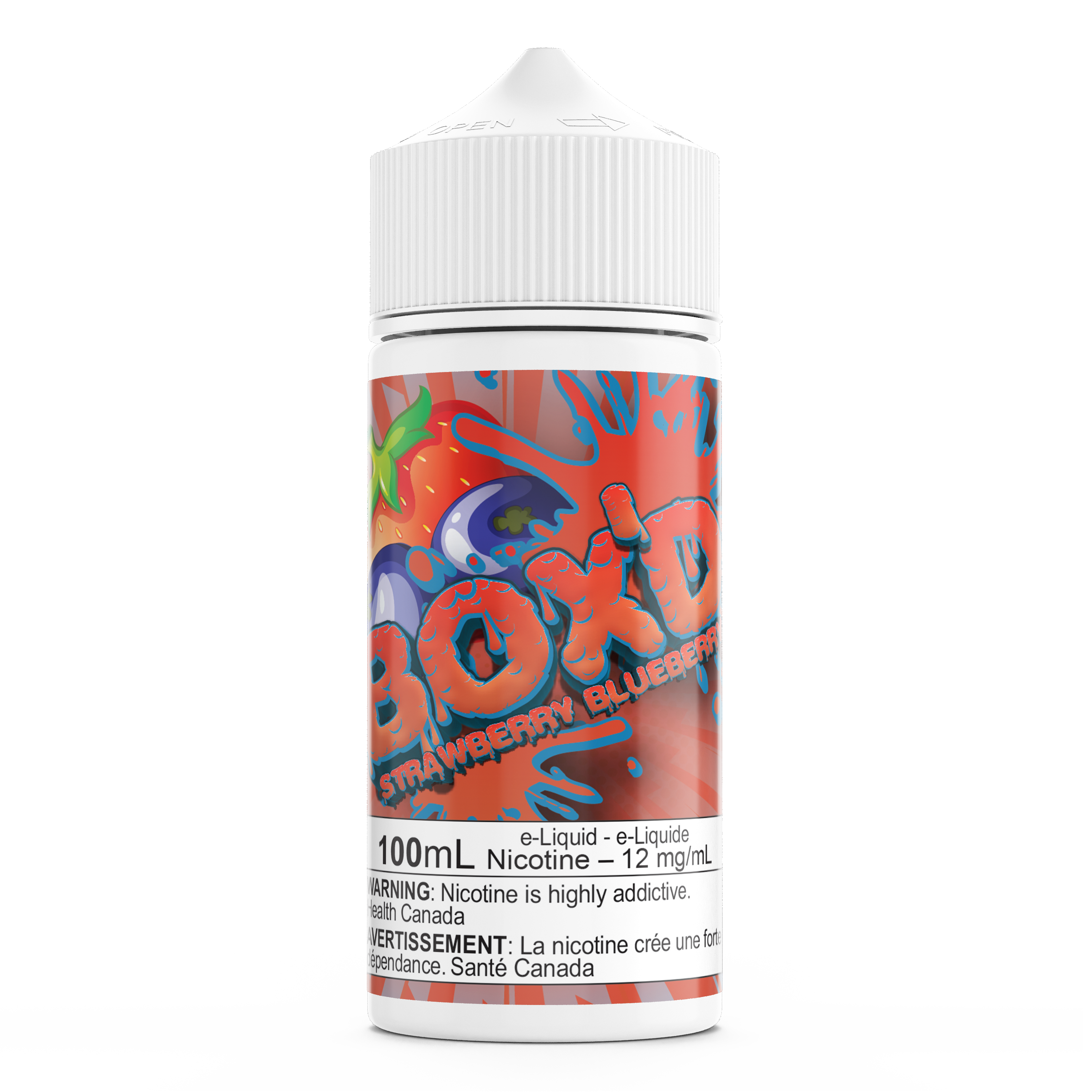 STRAWBERRY BLUEBERRY - BOX'D 100ML-BOX'D E-LIQUID-Gas City Vapes