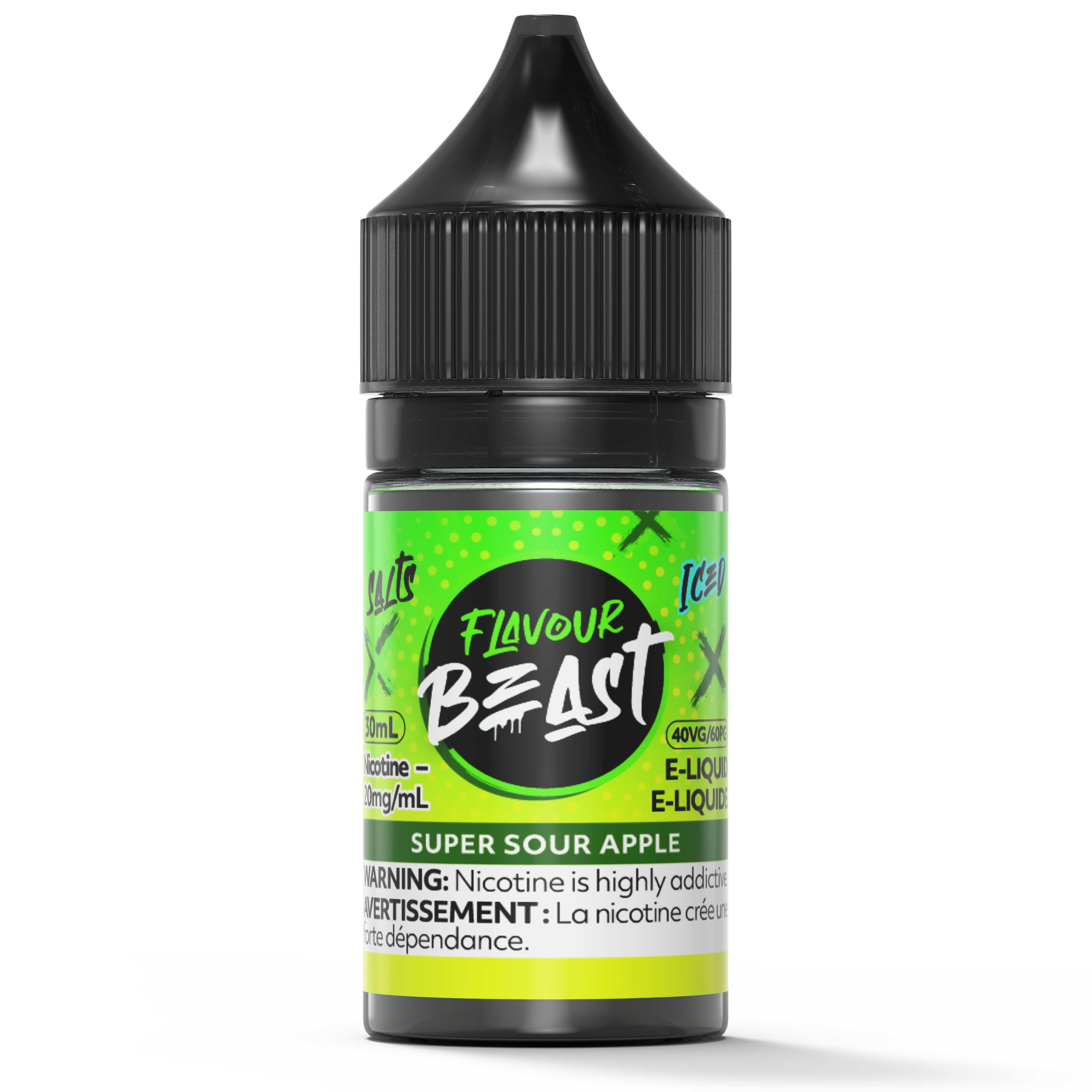 SUPER SOUR APPLE - FLAVOUR BEAST SALT 30ML-FLAVOUR BEAST SALTS-Gas City Vapes