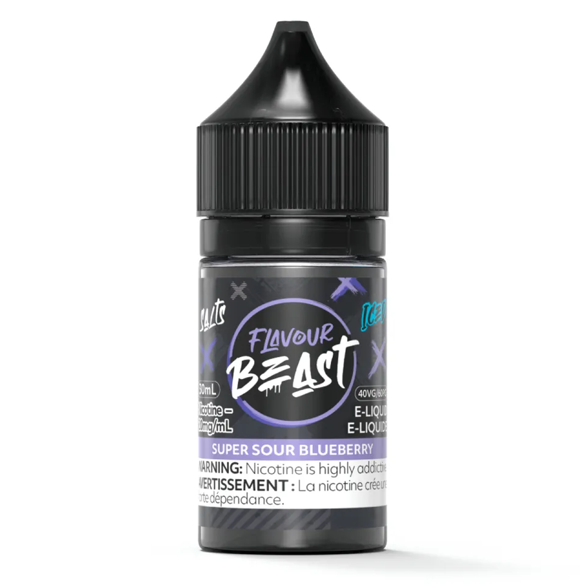 Blueberry Iced Flavour Beast Nic Salt 30mL