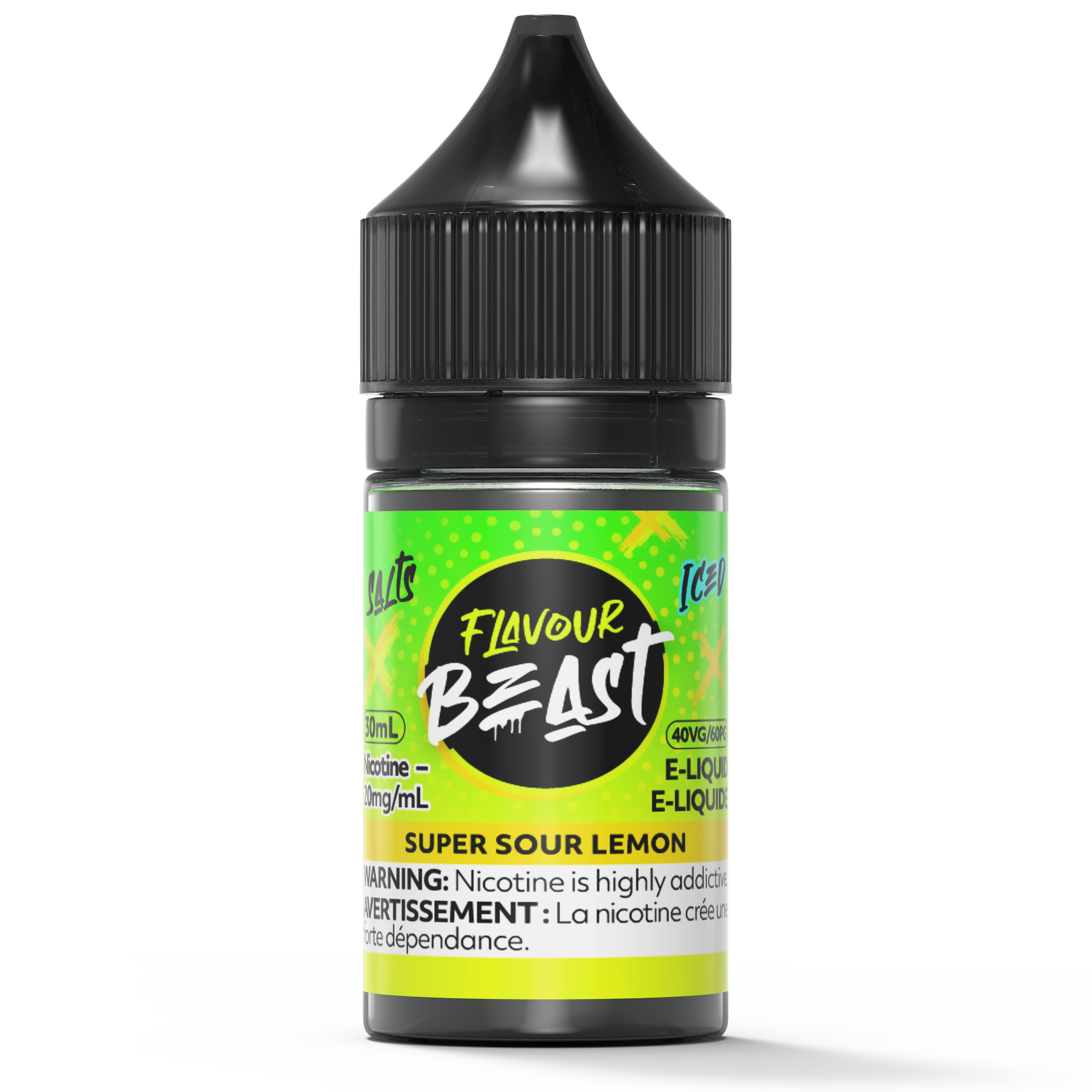 SUPER SOUR LEMON - FLAVOUR BEAST SALT 30ML-FLAVOUR BEAST SALTS-Gas City Vapes