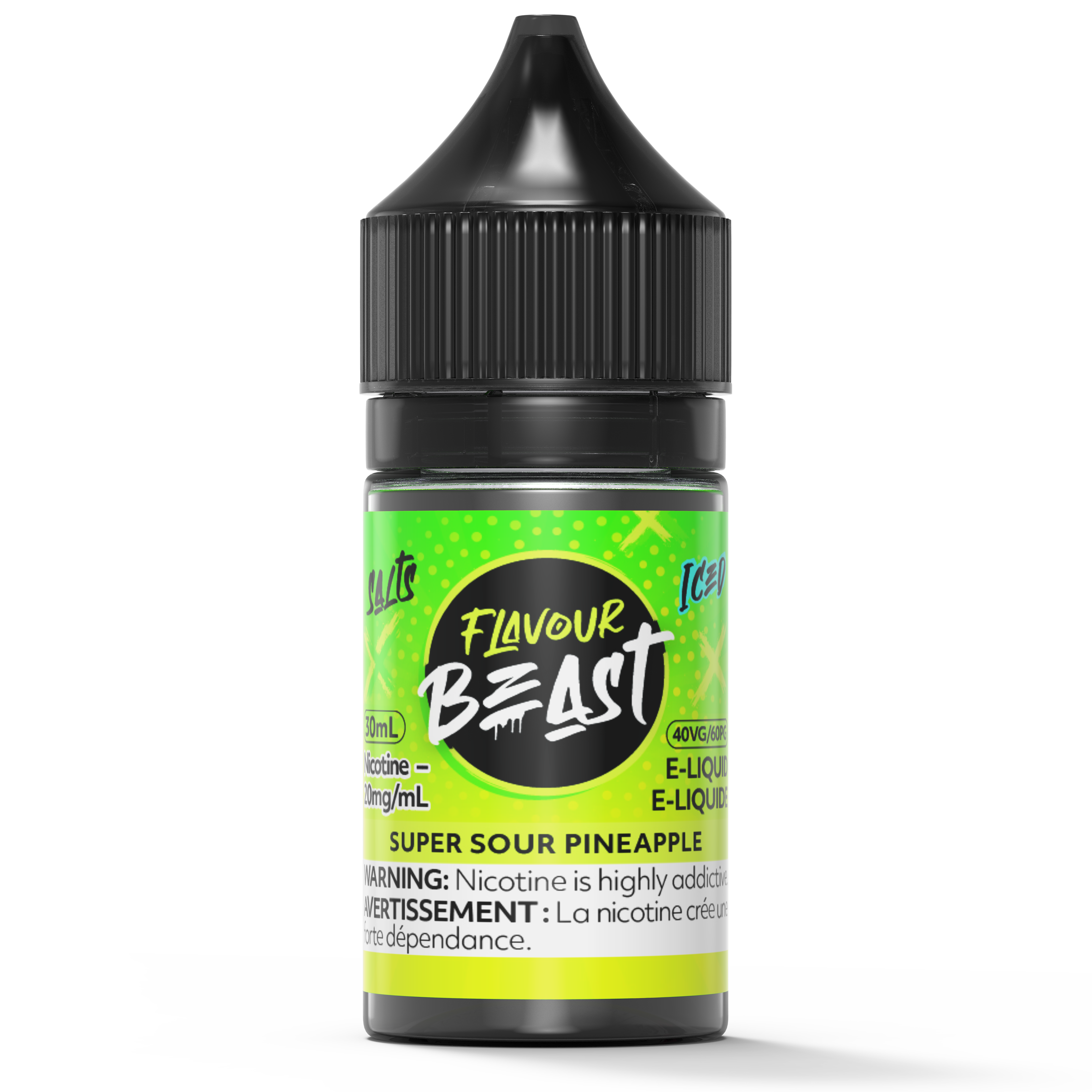SUPER SOUR PINEAPPLE - FLAVOUR BEAST SALT 30ML-FLAVOUR BEAST SALTS-Gas City Vapes