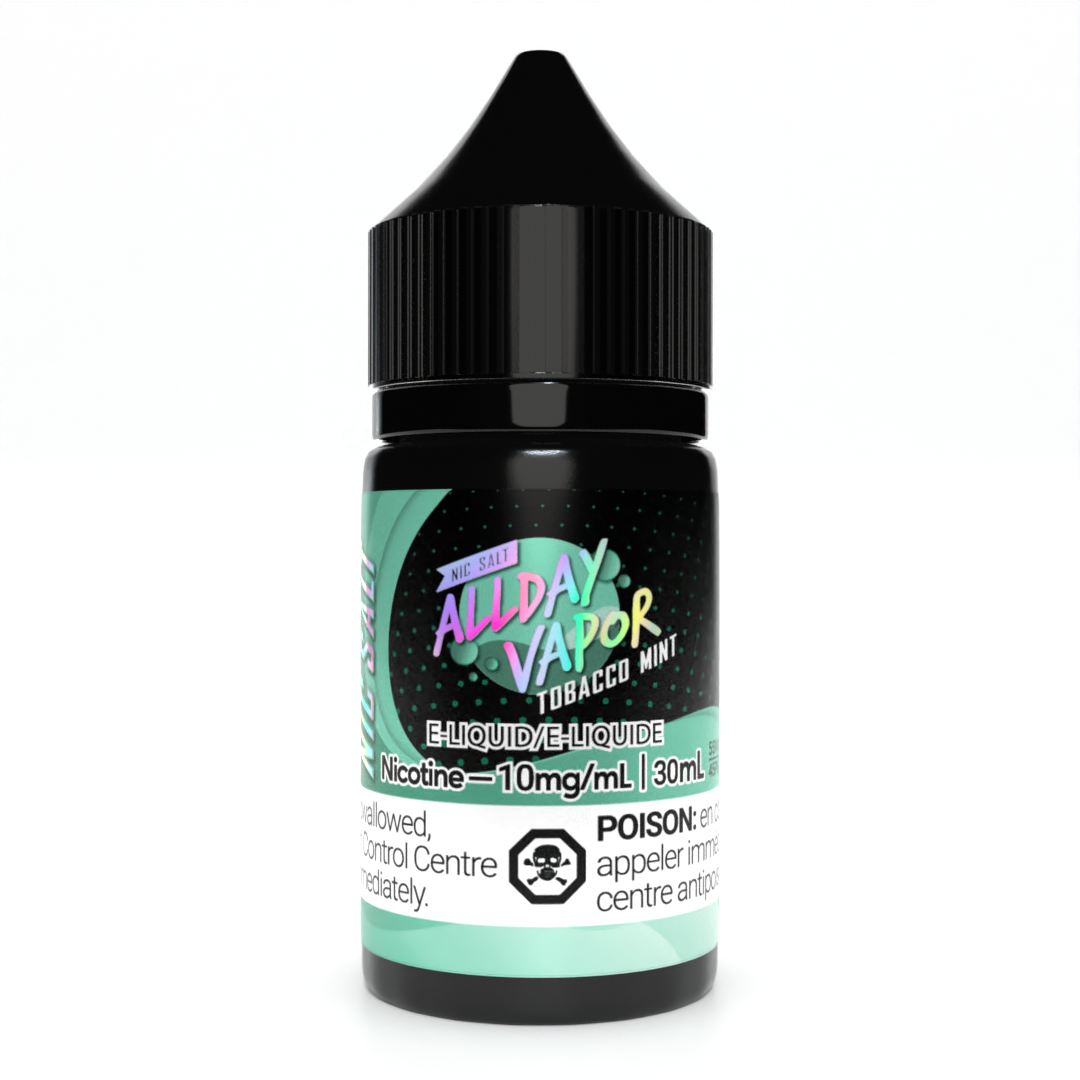 TOBACCO MINT - ALLDAY VAPOR 30ML-All Day Vapor-Gas City Vapes