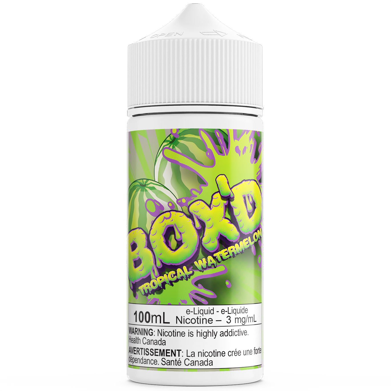 TROPICAL WATERMELON - BOX'D-BOX'D E-LIQUID-Gas City Vapes