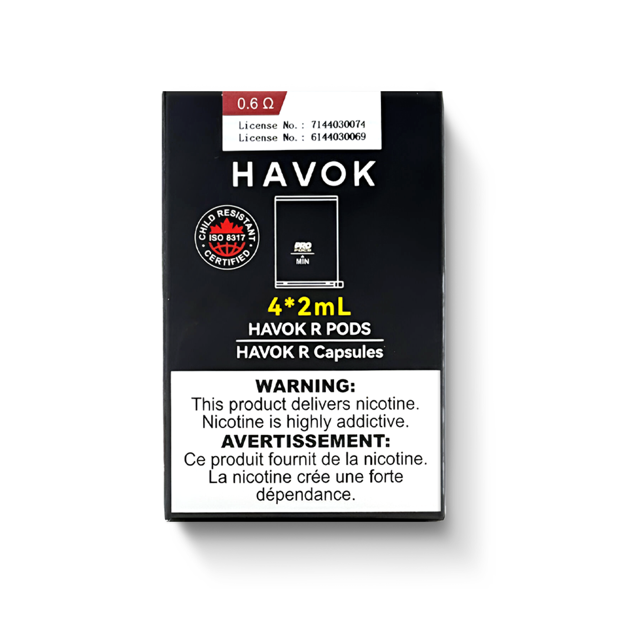 UWELL HAVOK R REPLACEMENT PODS (4 PACK) UWELL HAVOK R REPLACEMENT PODS (4 PACK)