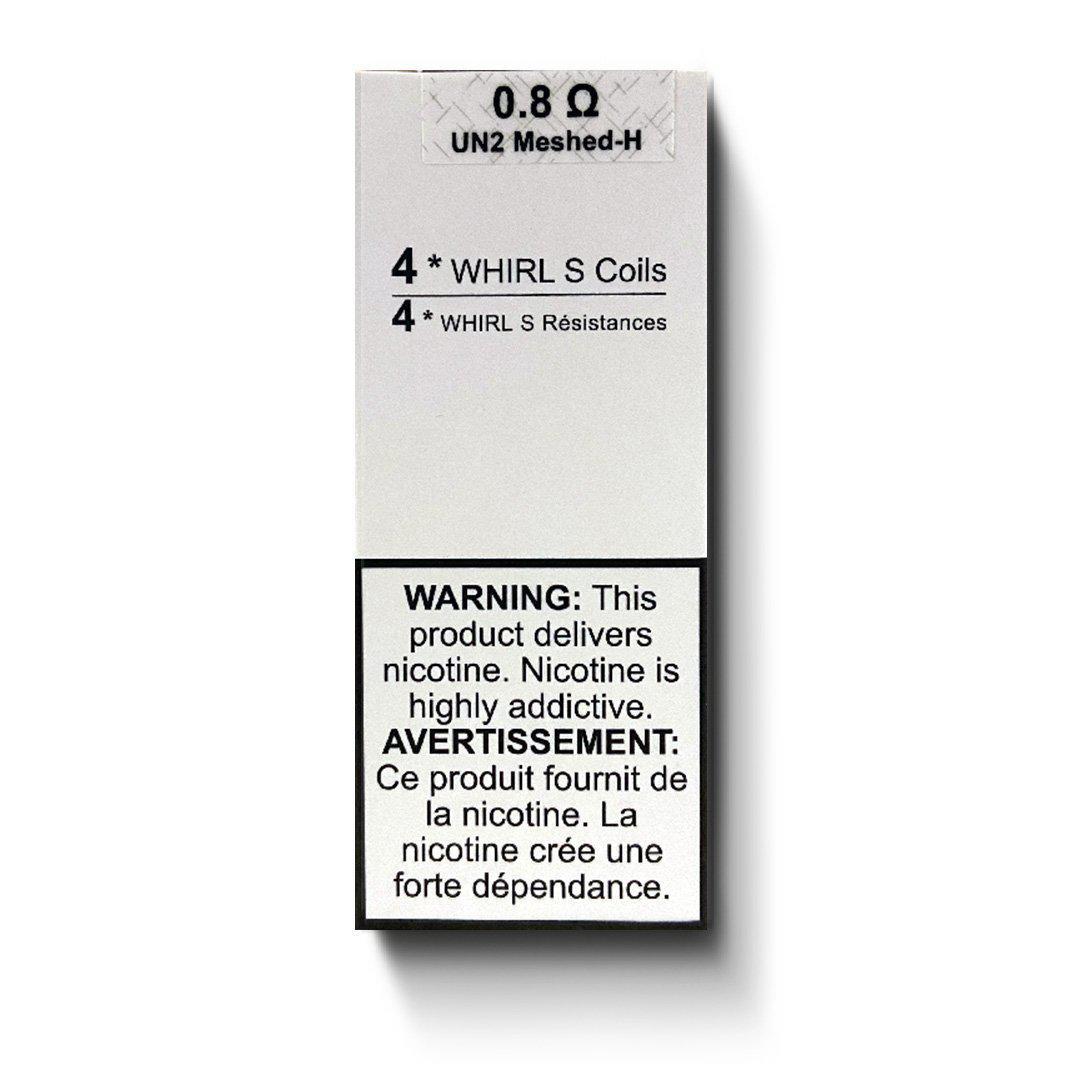 UWELL WHIRL S REPLACEMENT COILS (4 PACK)-UWELL-Gas City Vapes