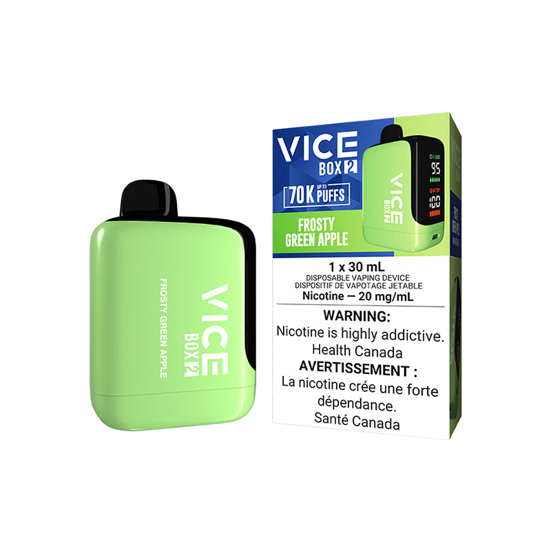 Frosty Green Apple VICE BOX 2 disposable vape