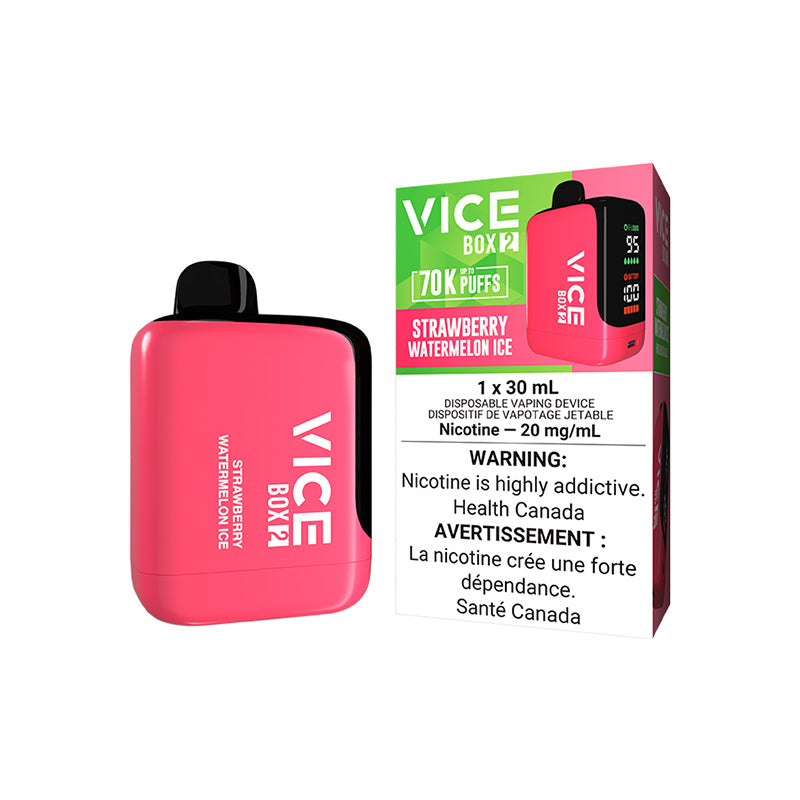 Strawberry Watermelon Ice VICE BOX 2 disposable vape