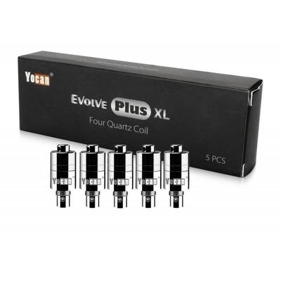 YOCAN EVOLVE PLUS XL WAX REPLACEMENT QUAD COILS-Yocan-Gas City Vapes